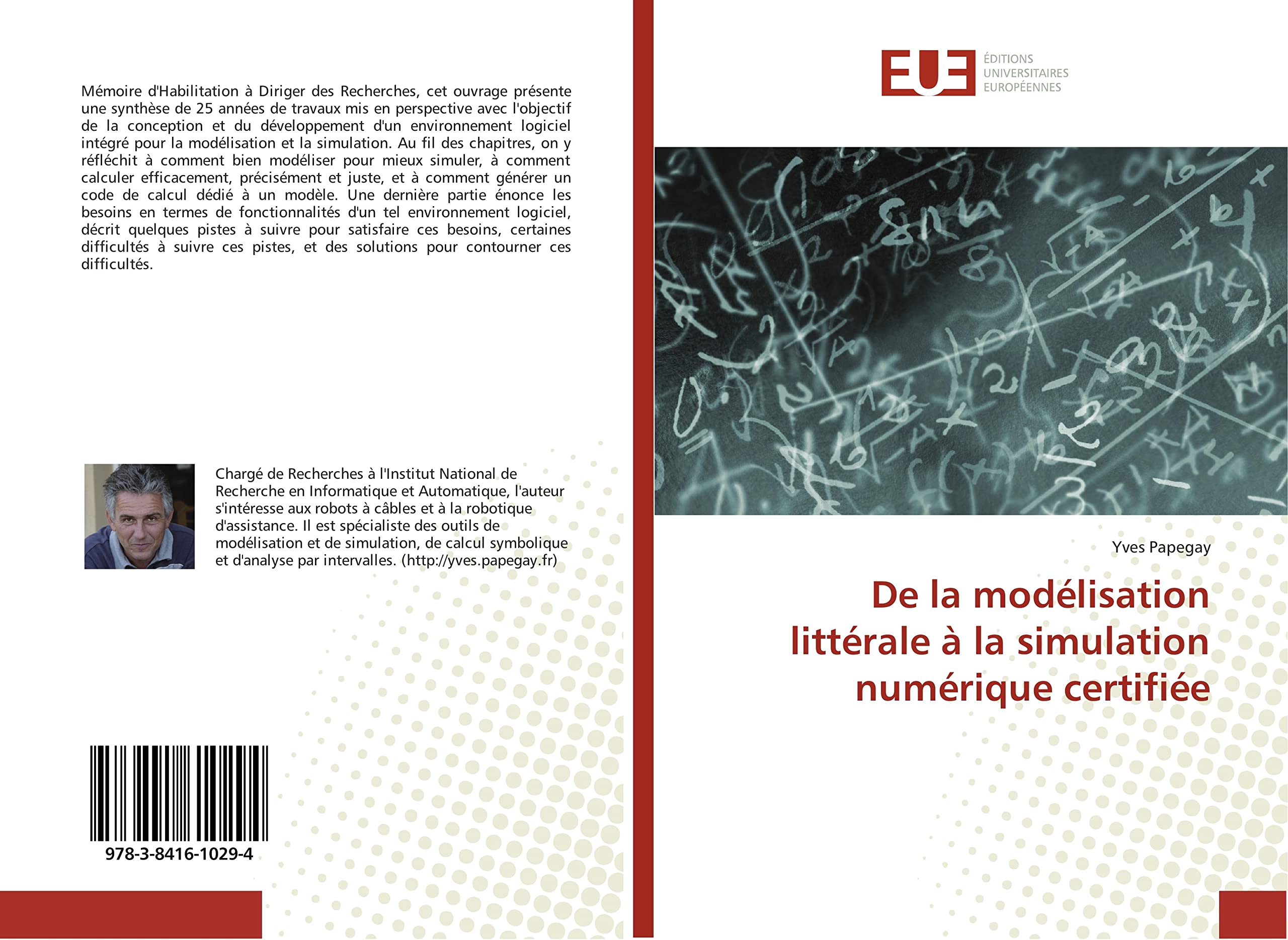 De la modélisation littérale à la simulation numérique certifiée book