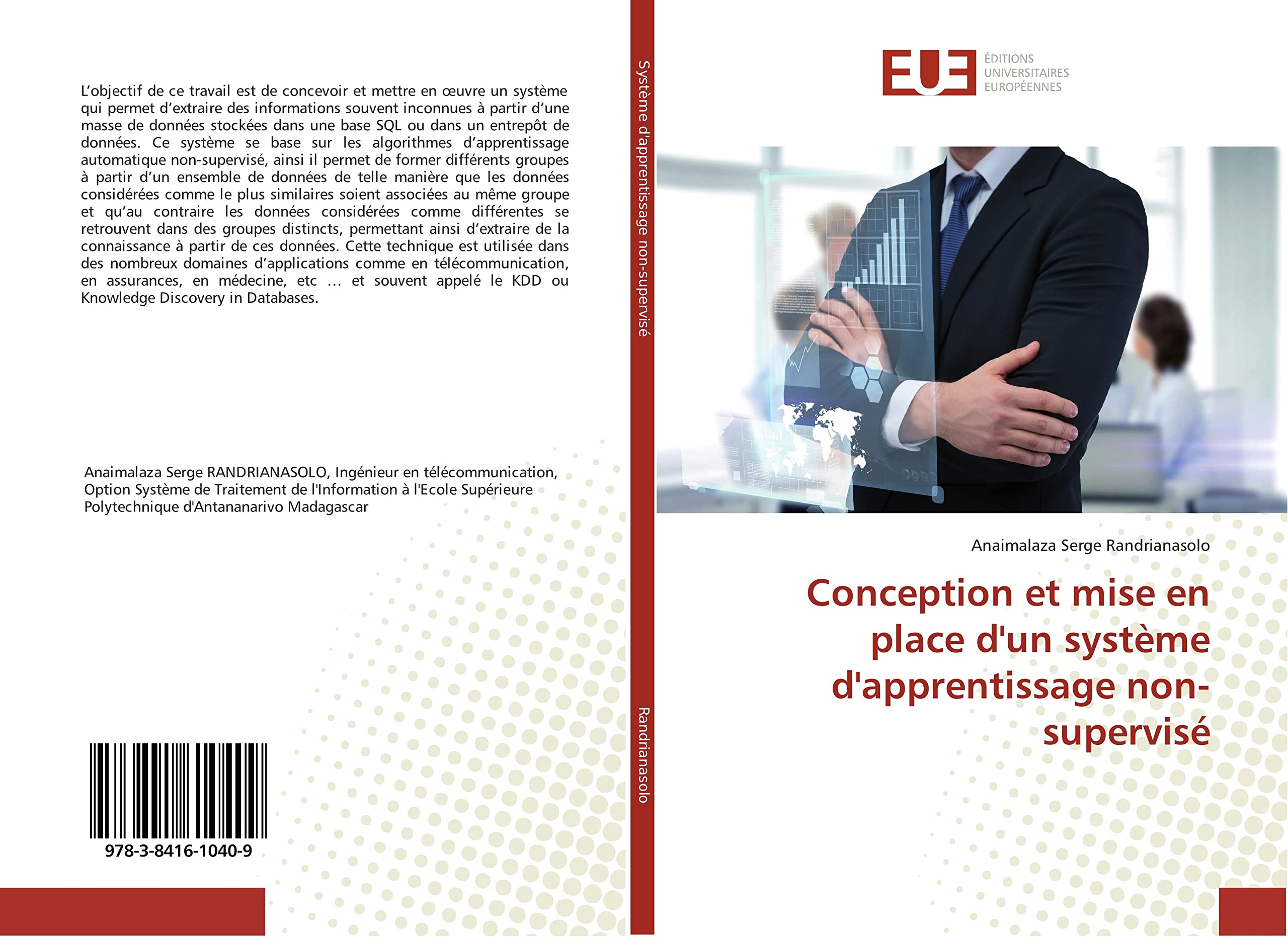 Conception et mise en place d'un système d'apprentissage non-supervisé book