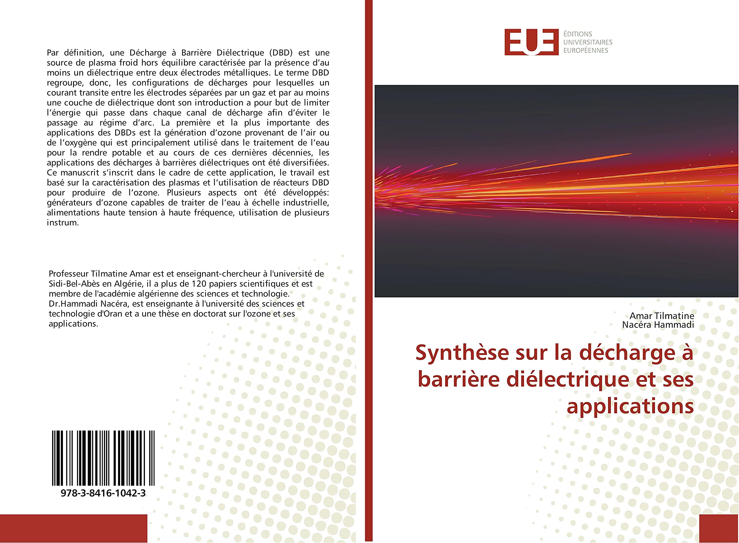 Synthèse sur la décharge à barrière diélectrique et ses applications book