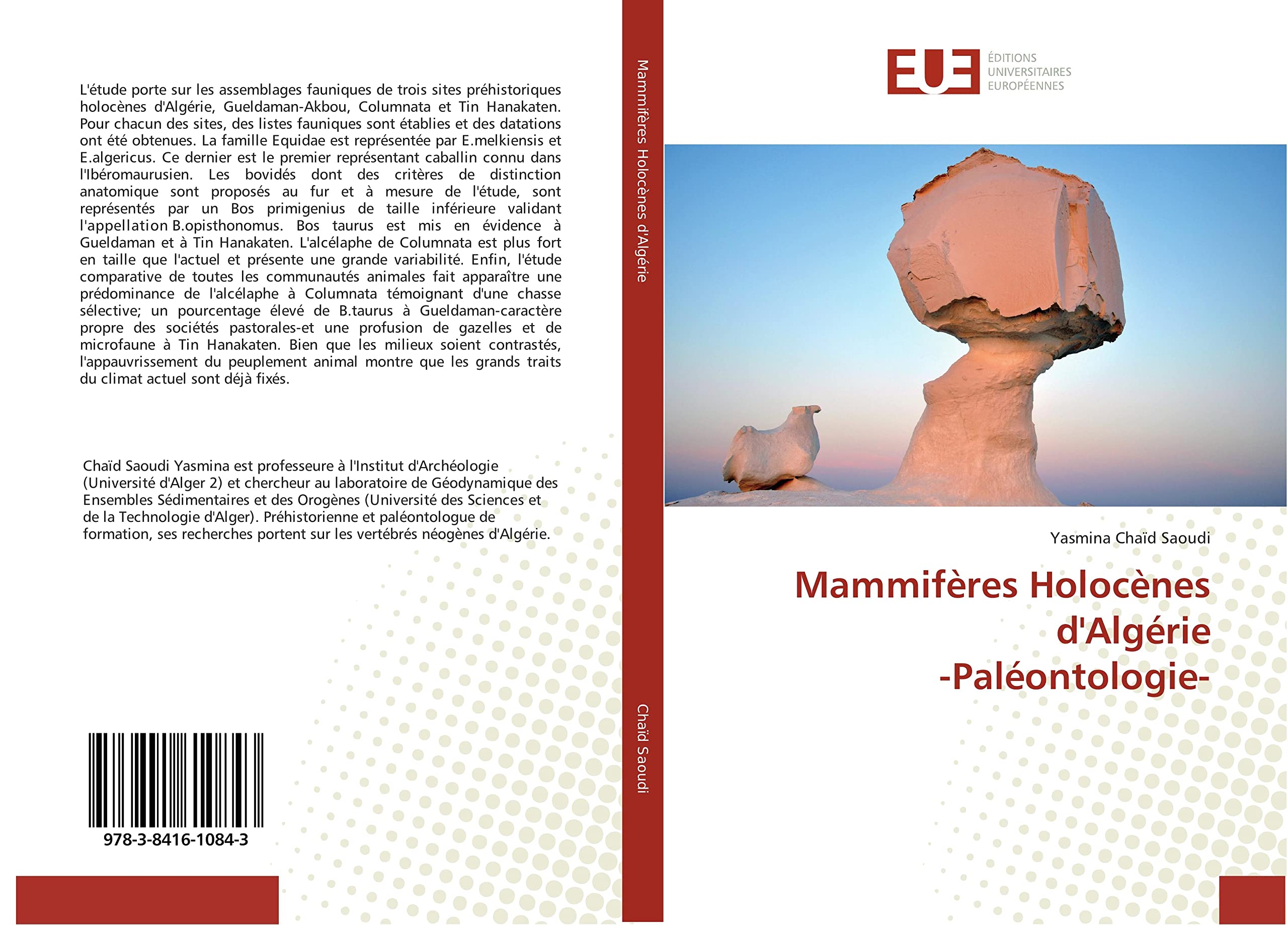Mammifères Holocènes d'Algérie -Paléontologie- book