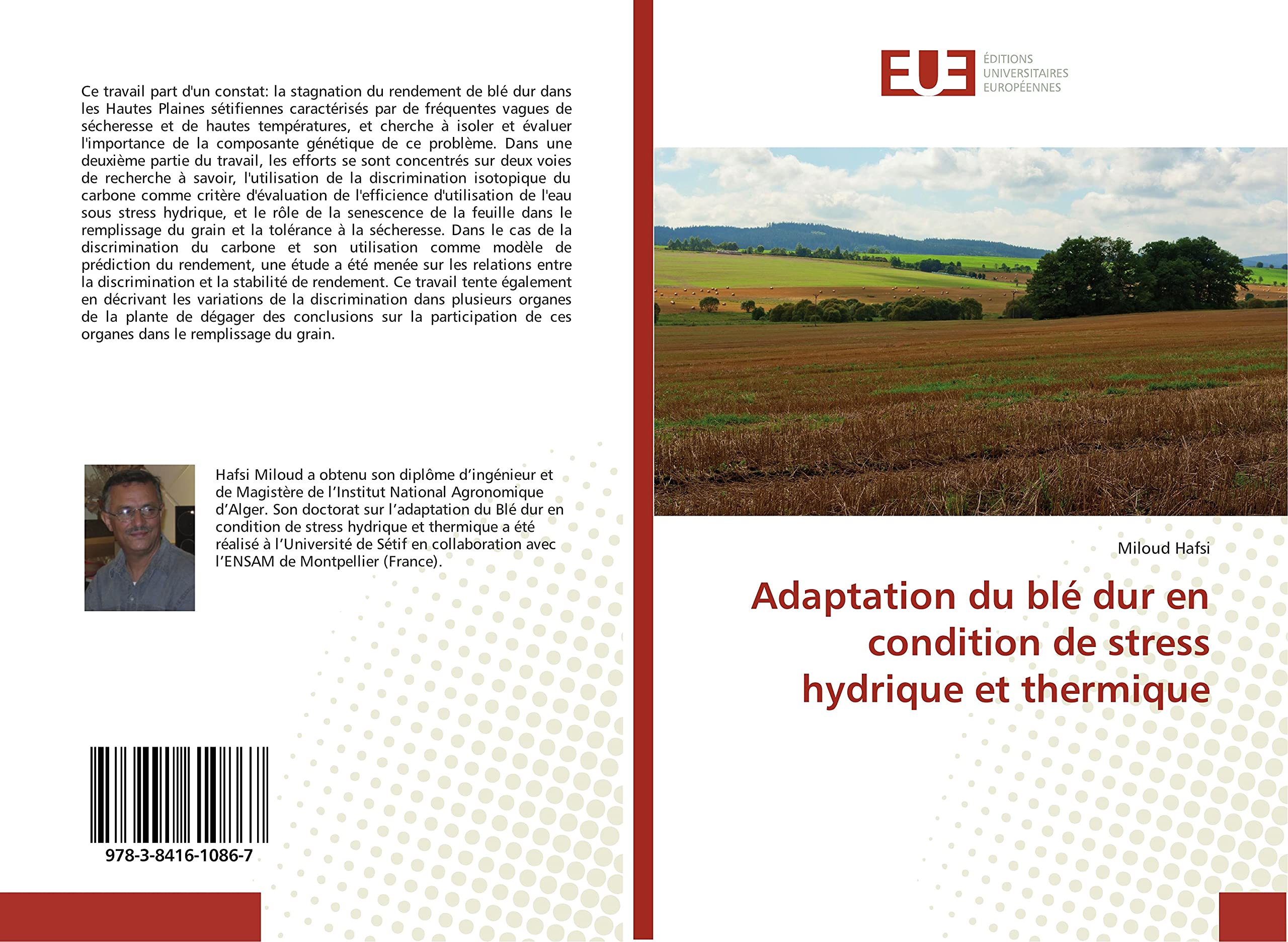 Adaptation du blé dur en condition de stress hydrique et thermique book
