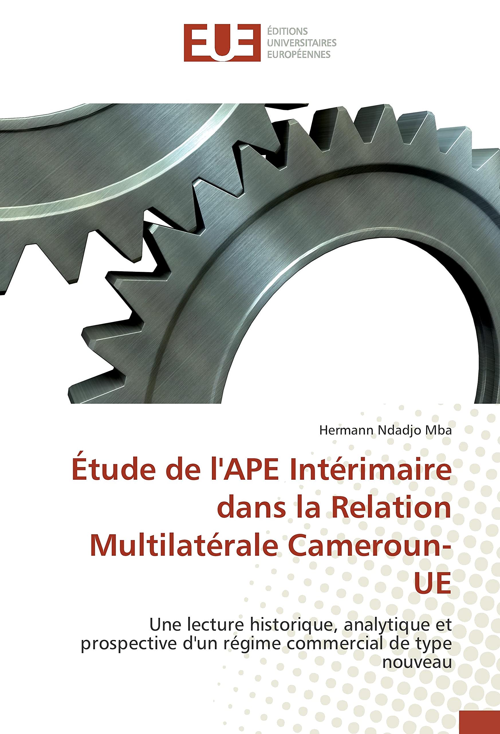 Étude de l'APE Intérimaire dans la Relation Multilatérale Cameroun-UE: Une lecture historique, analytique et prospective d'un régime commercial de type nouveau book