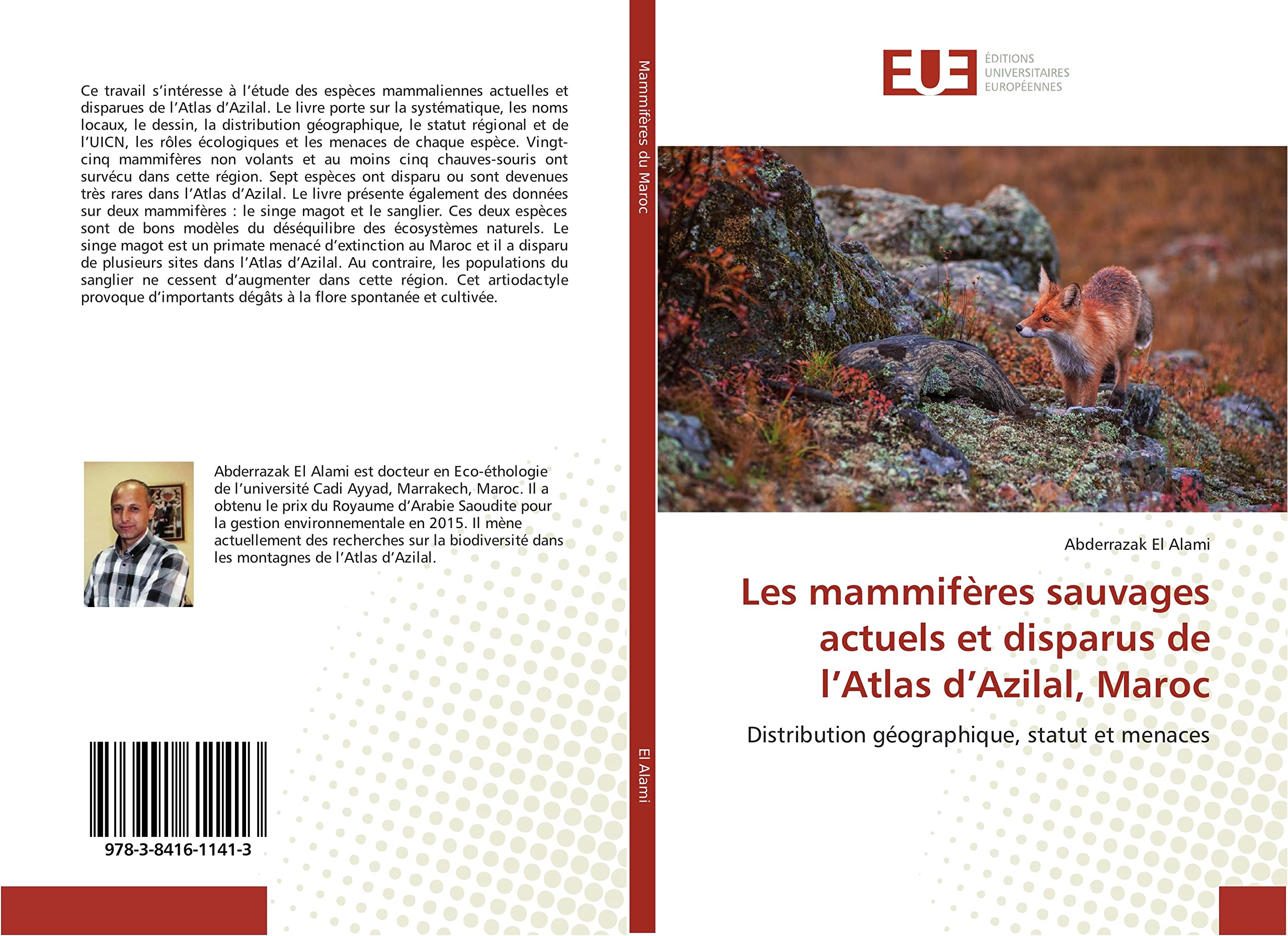 Les mammifères sauvages actuels et disparus de l’Atlas d’Azilal, Maroc: Distribution géographique, statut et menaces book