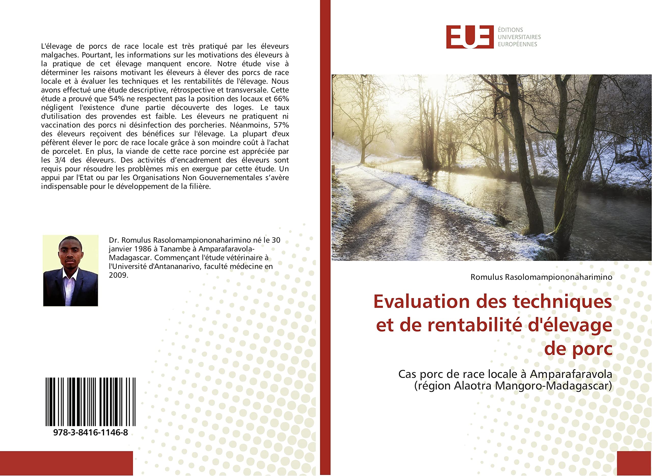 Evaluation des techniques et de rentabilité d'élevage de porc: Cas porc de race locale à Amparafaravola (région Alaotra Mangoro-Madagascar) book