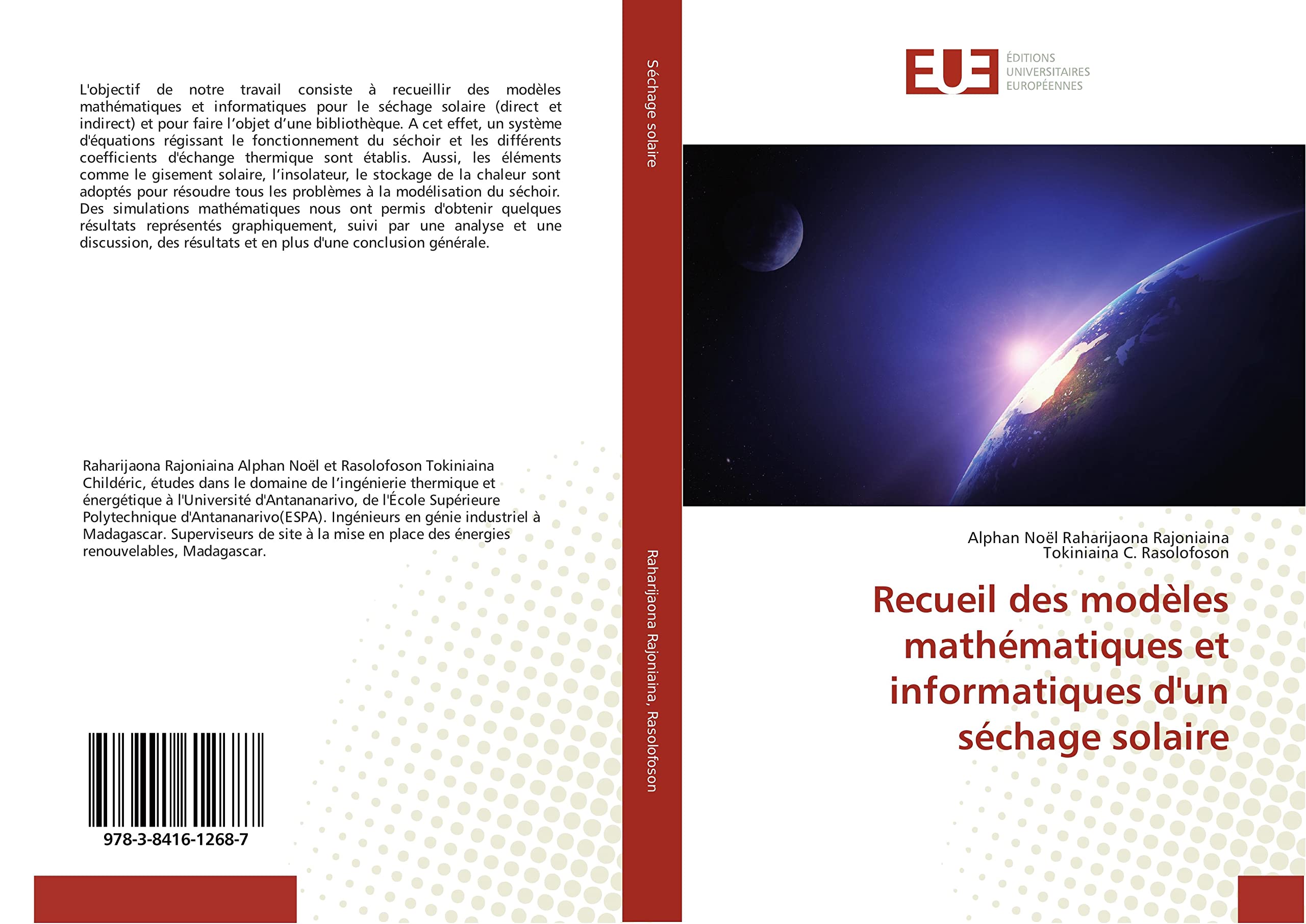 Recueil des modèles mathématiques et informatiques d'un séchage solaire book