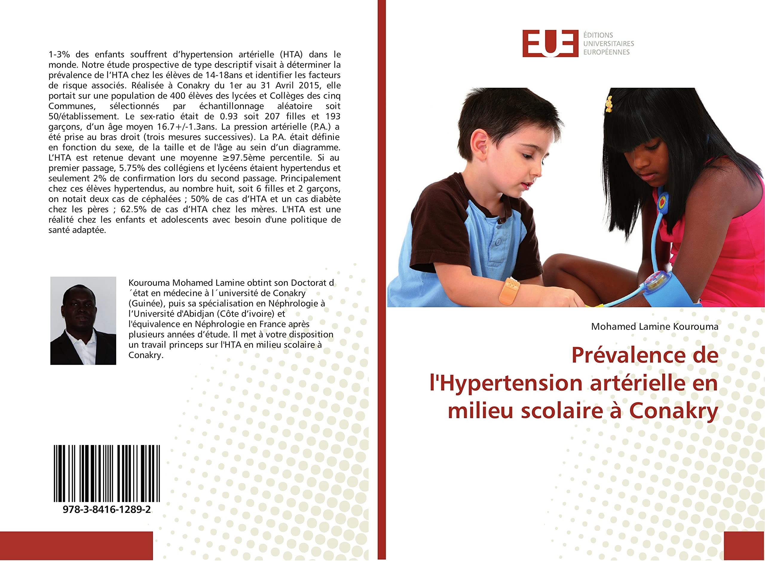Prevalence de l'Hypertension arterielle en milieu scolaire A Conakry book