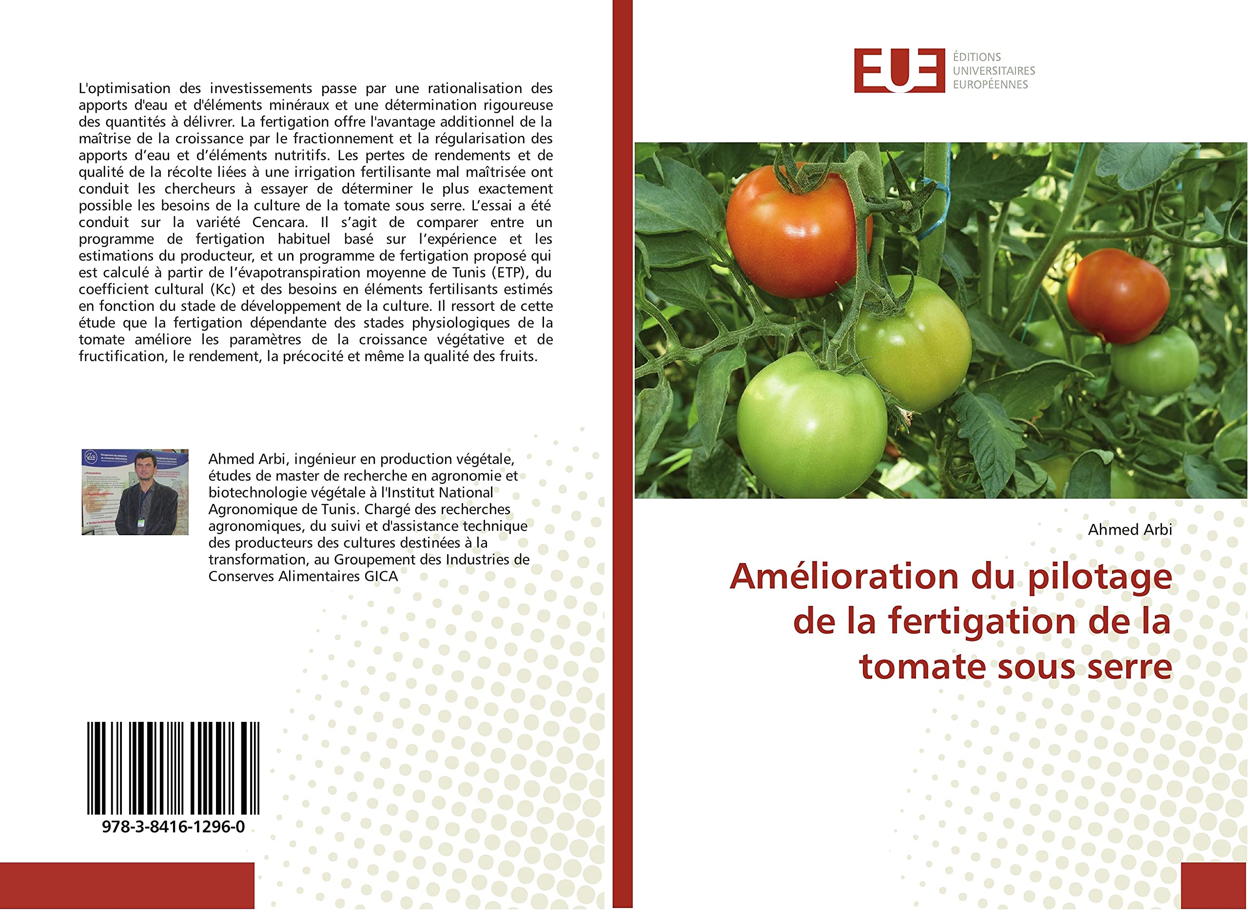 Amélioration du pilotage de la fertigation de la tomate sous serre book
