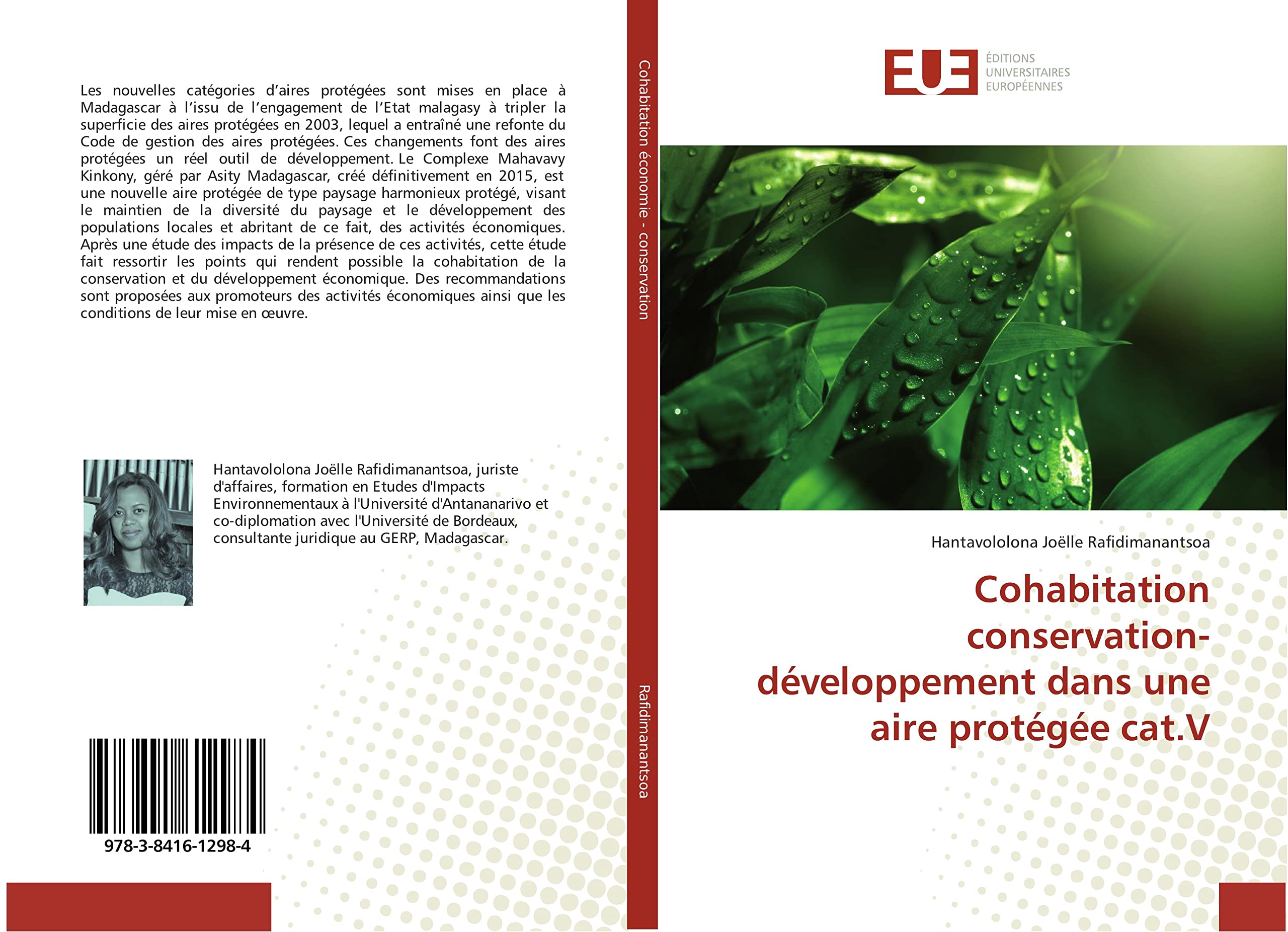 Cohabitation conservation- développement dans une aire protégée cat.V book
