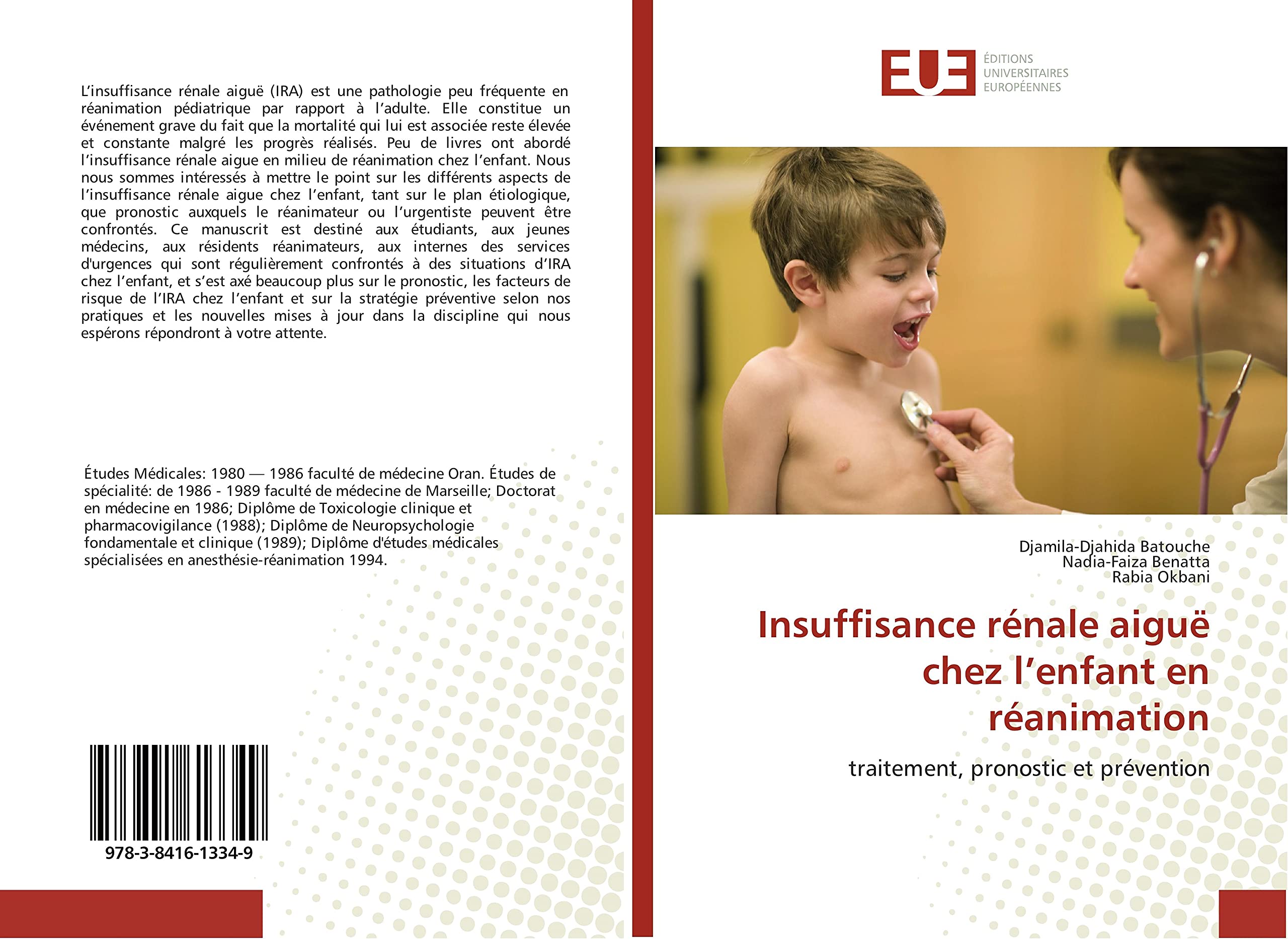 Insuffisance rénale aiguë chez l’enfant en réanimation: traitement, pronostic et prévention book