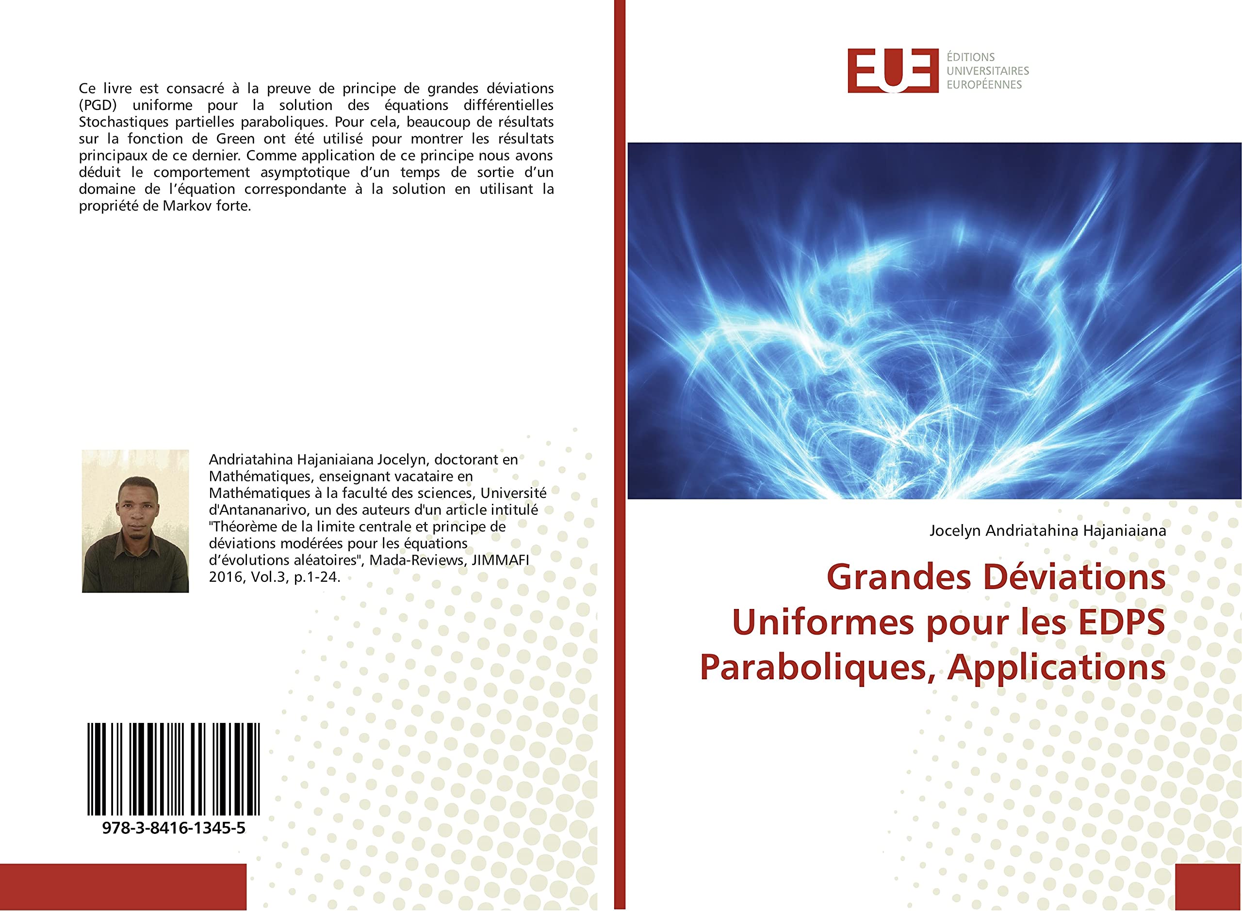 Grandes Déviations Uniformes pour les EDPS Paraboliques, Applications book