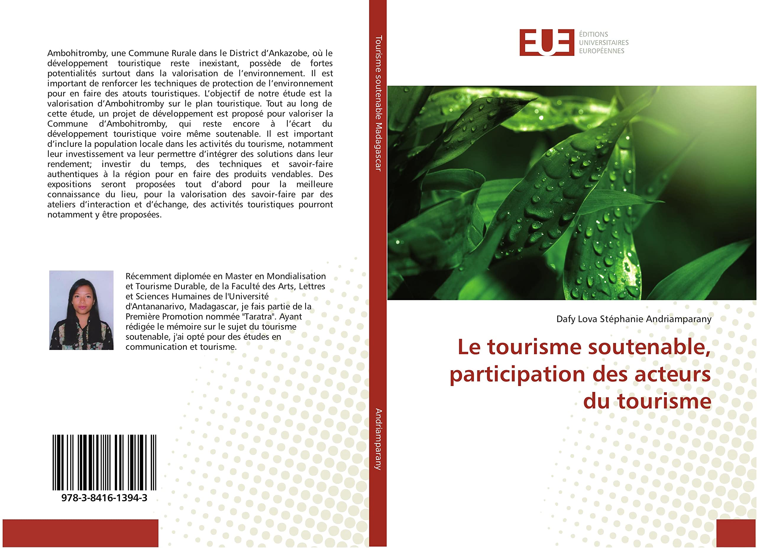 Le tourisme soutenable, participation des acteurs du tourisme book