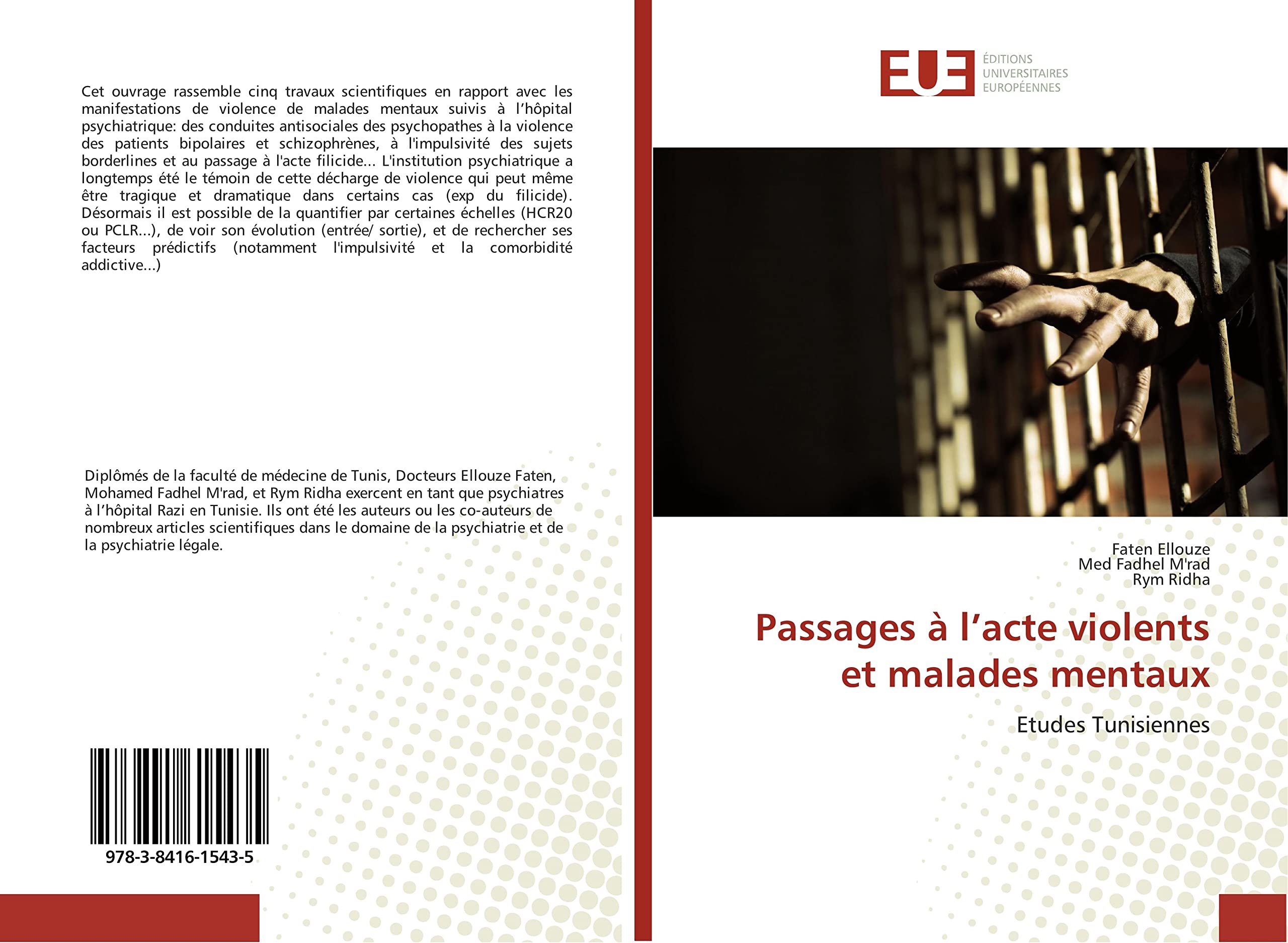 Passages à l’acte violents et malades mentaux: Etudes Tunisiennes book