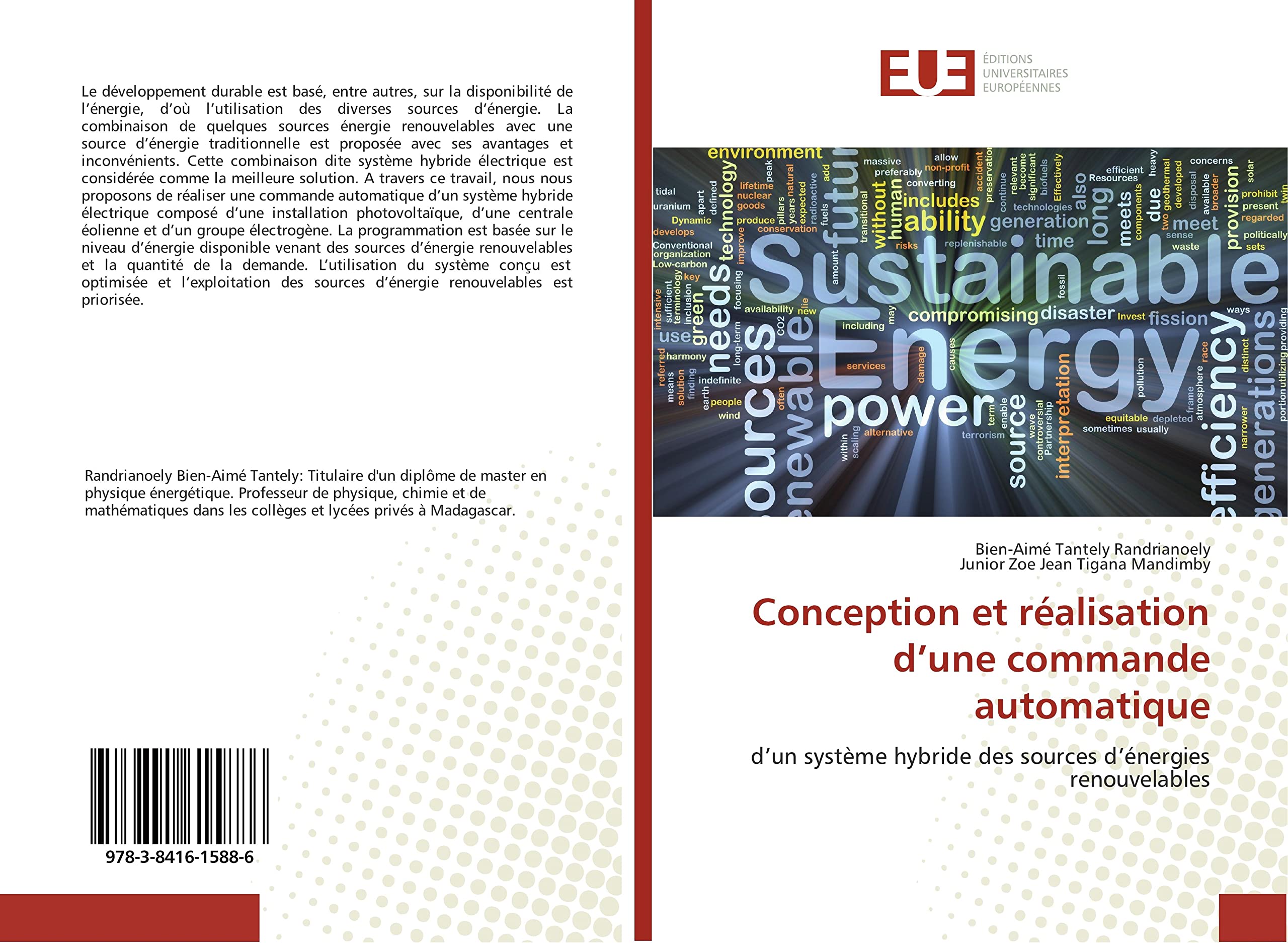 Conception et réalisation d’une commande automatique: d’un système hybride des sources d’énergies renouvelables book