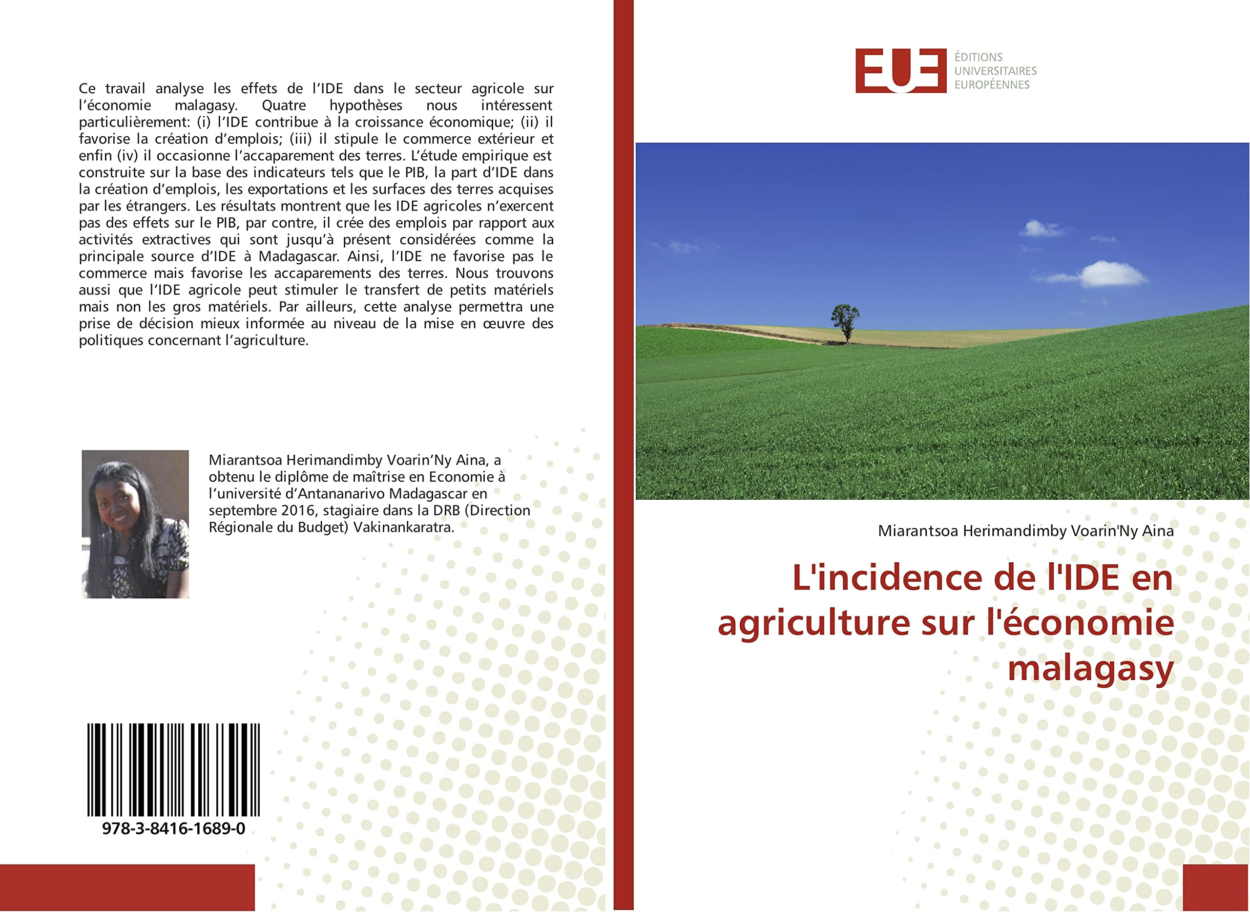 L'incidence de l'IDE en agriculture sur l'économie malagasy book