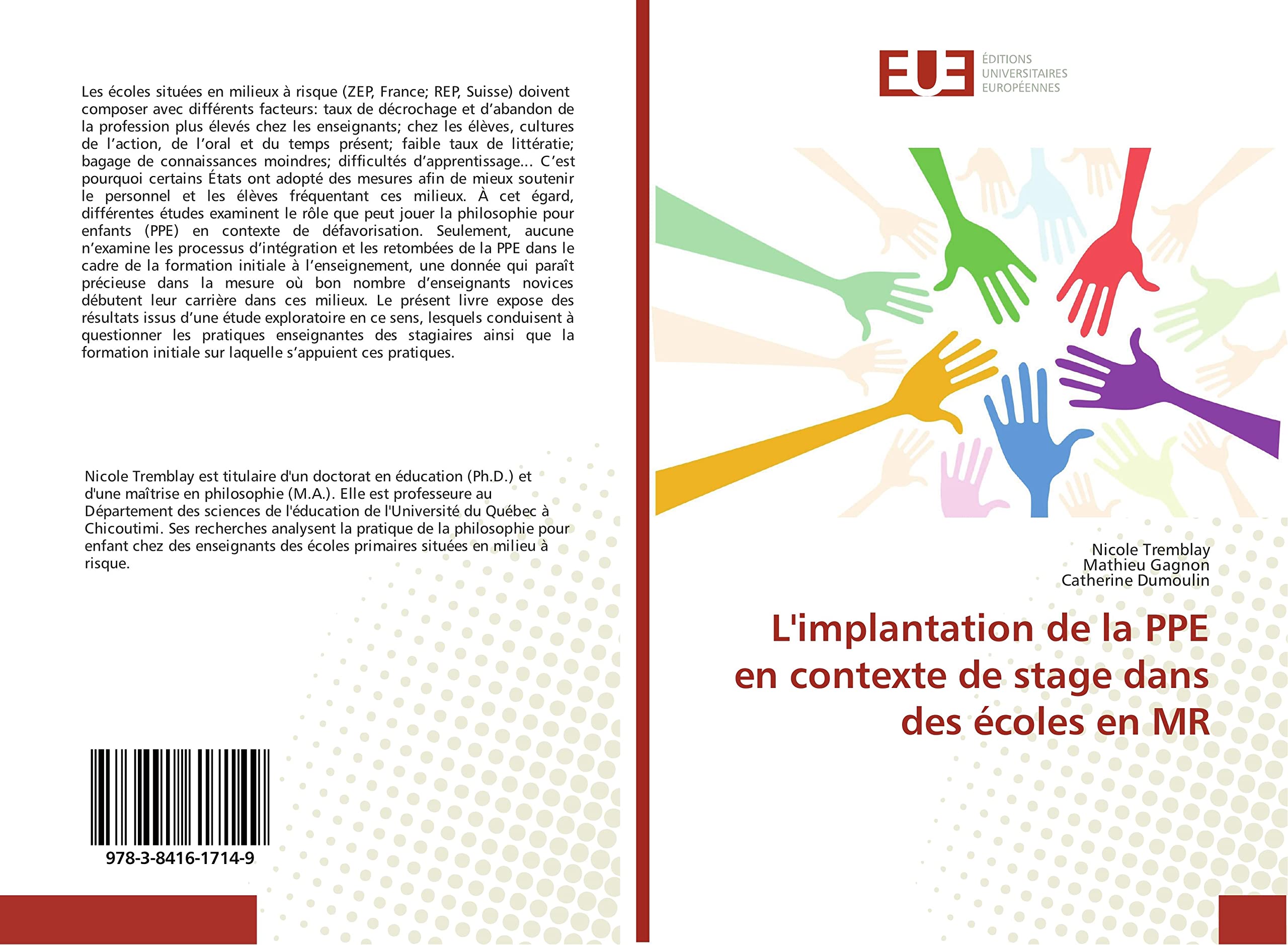 L'Implantation De La Ppe En Contexte De Stage Dans Des Écoles En Mr book