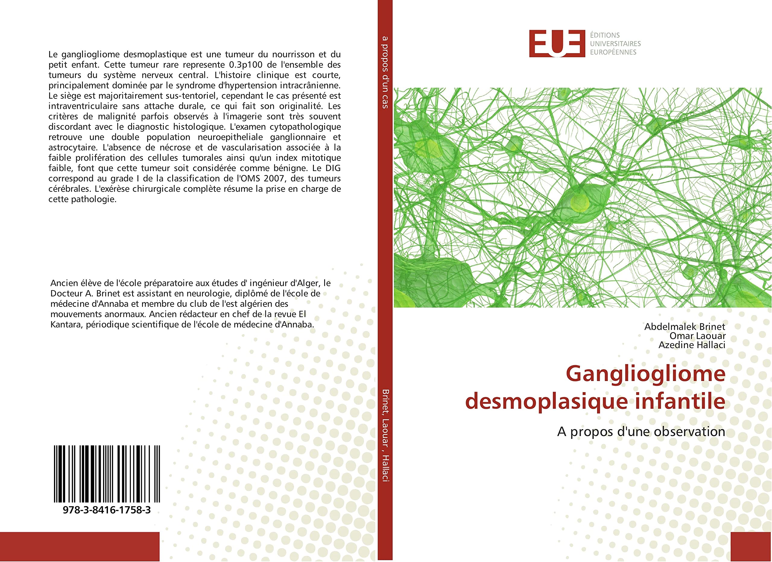 Gangliogliome desmoplasique infantile: A propos d'une observation book