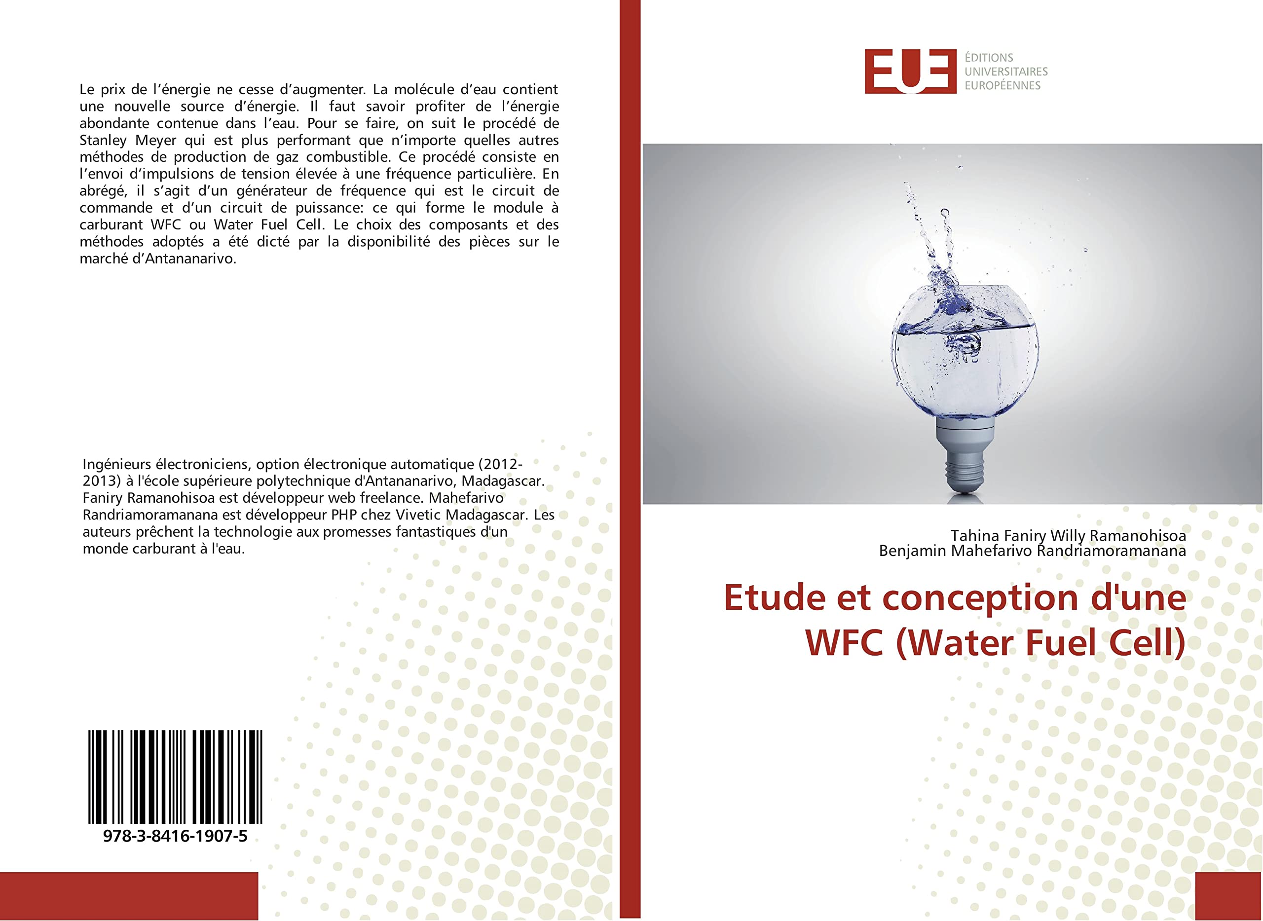 Etude et conception d'une WFC (Water Fuel Cell) book