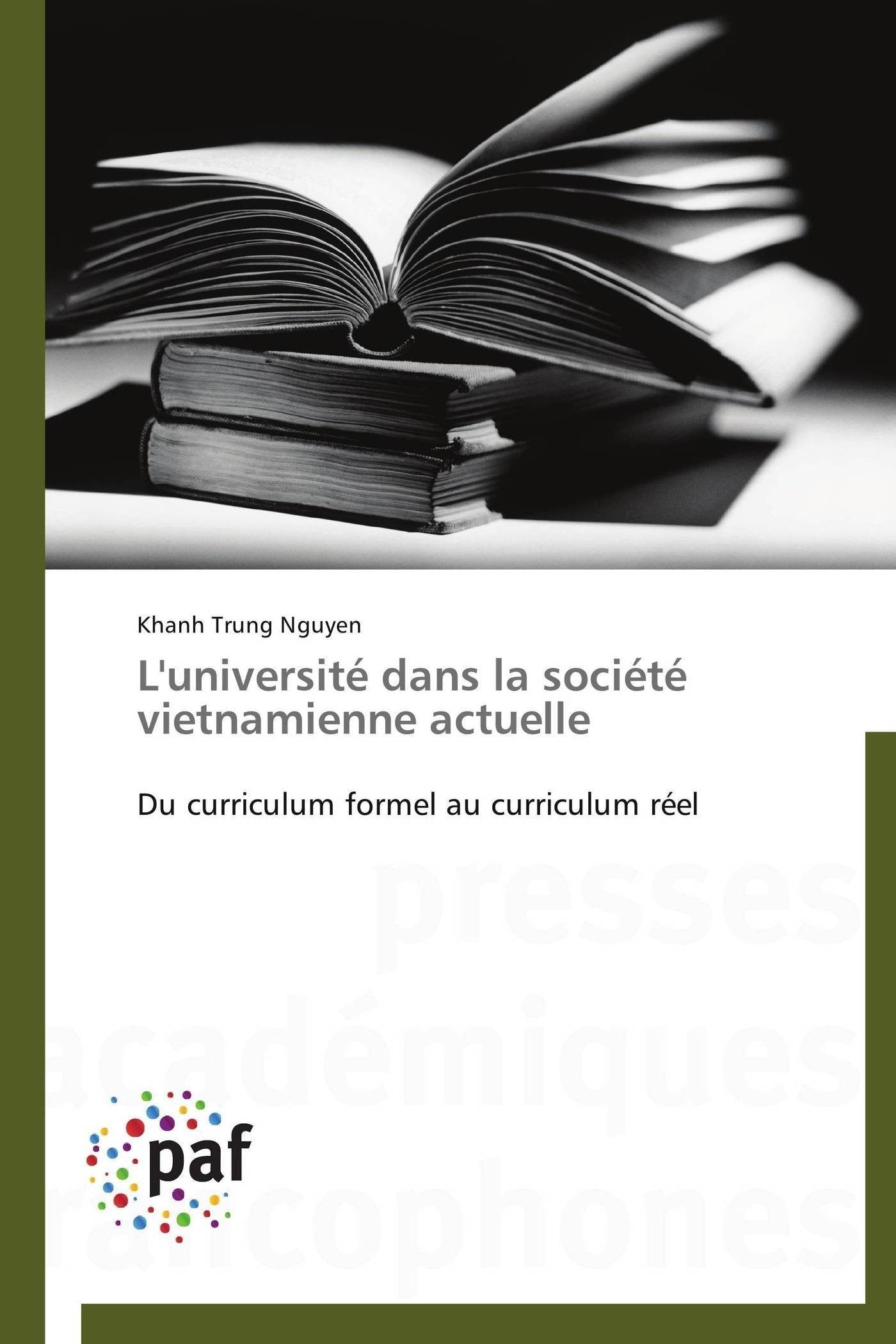 L'université dans la société vietnamienne actuelle: Du curriculum formel au curriculum réel book