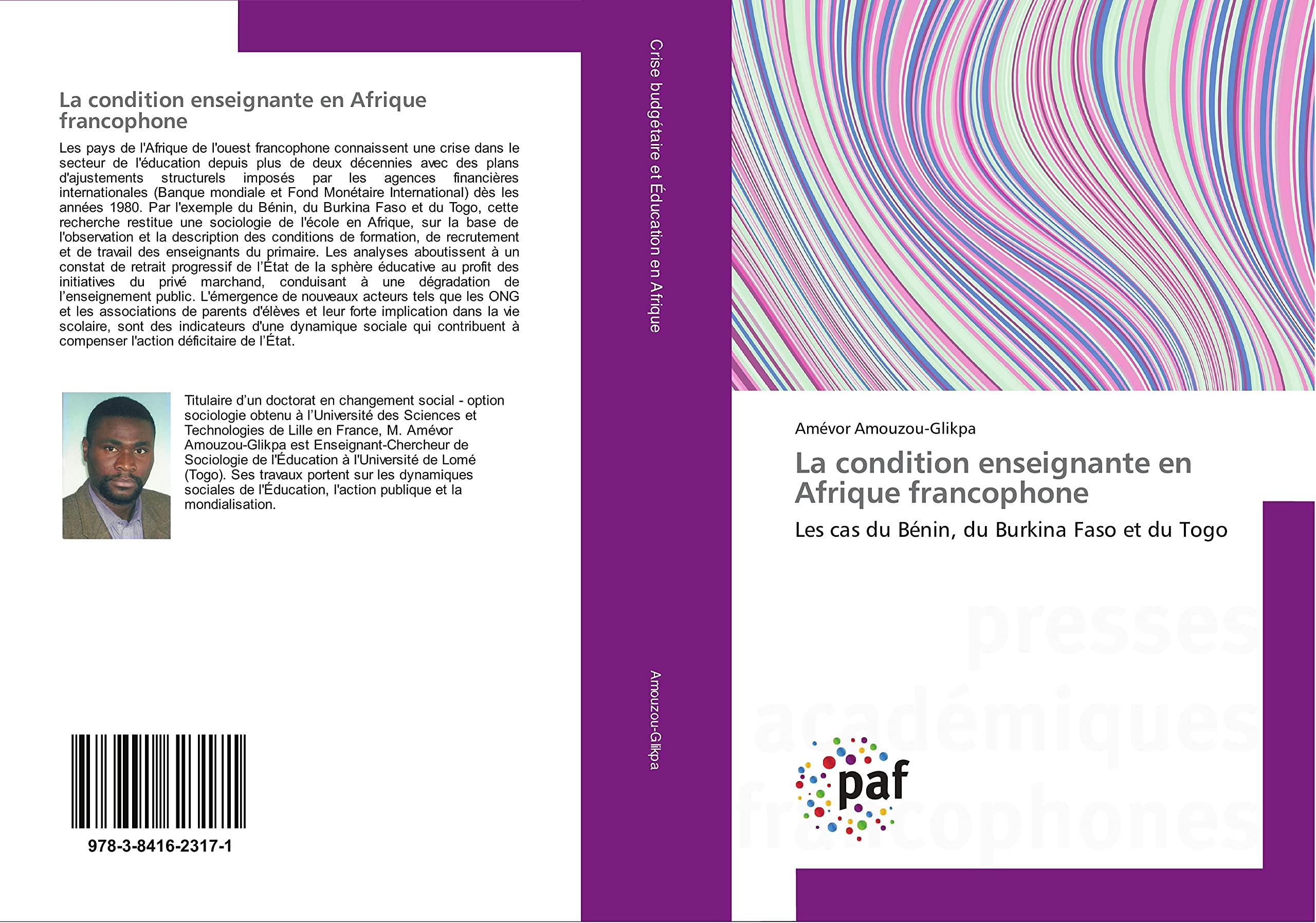 La condition enseignante en Afrique francophone: Les cas du BENIN, du Burkina Faso et du Togo book
