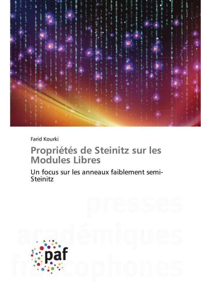 Propriétés de Steinitz sur les Modules Libres: Un focus sur les anneaux faiblement semi-Steinitz book