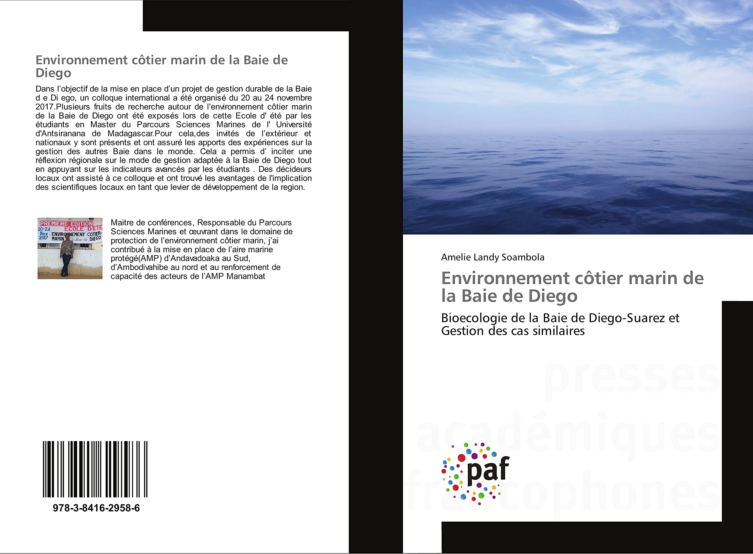 Environnement côtier marin de la Baie de Diego: Bioecologie de la Baie de Diego-Suarez et Gestion des cas similaires book