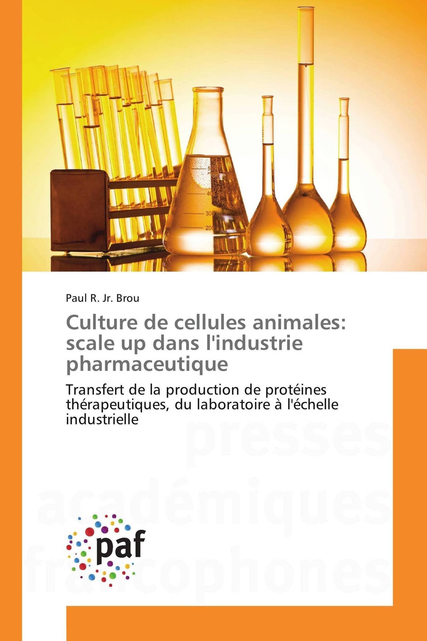 Culture de cellules animales: scale up dans l'industrie pharmaceutique book