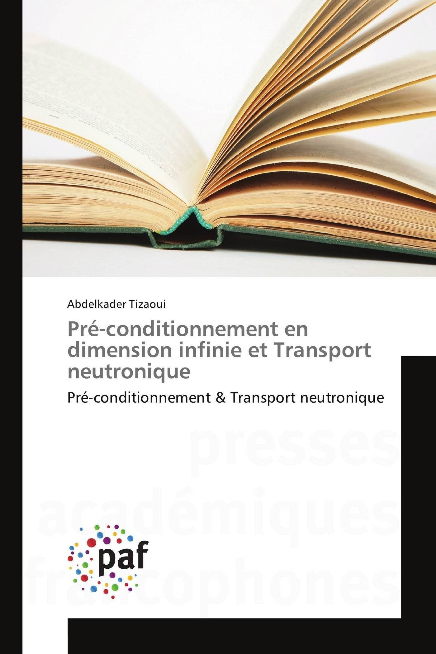 Pré-conditionnement en dimension infinie et Transport neutronique: Pré-conditionnement & Transport neutronique book