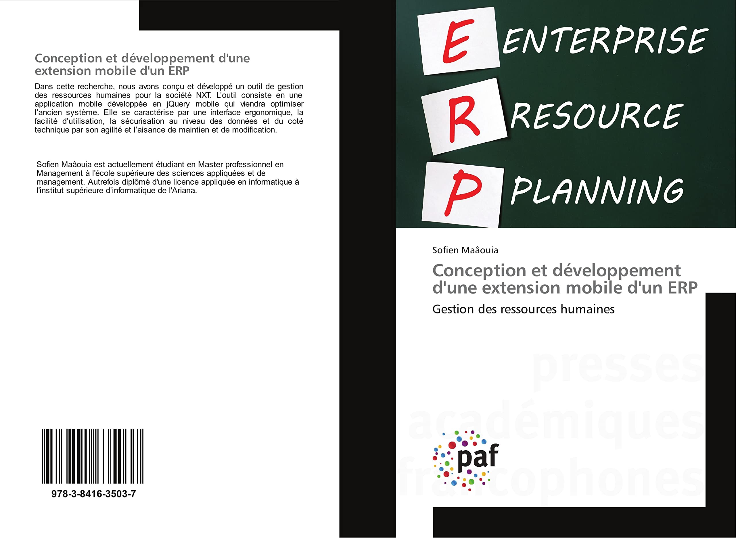 Conception et développement d'une extension mobile d'un ERP: Gestion des ressources humaines book