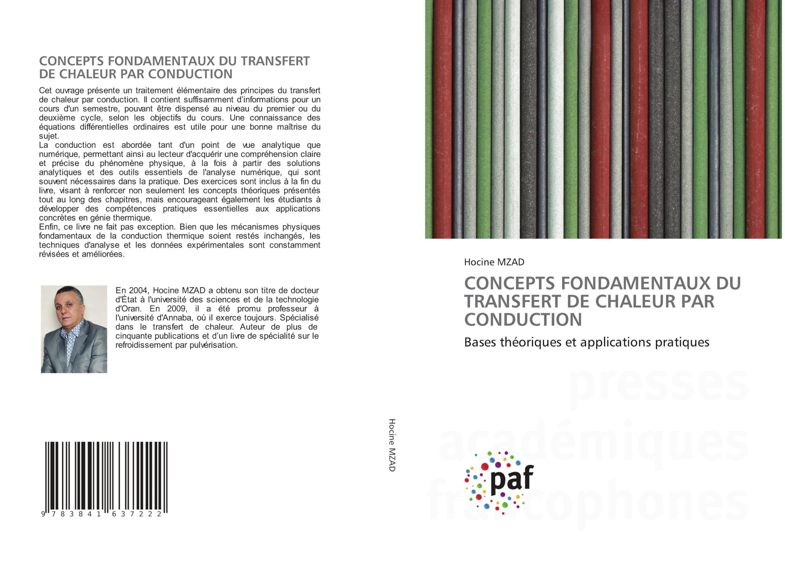 CONCEPTS FONDAMENTAUX DU TRANSFERT DE CHALEUR PAR CONDUCTION Business & Technology