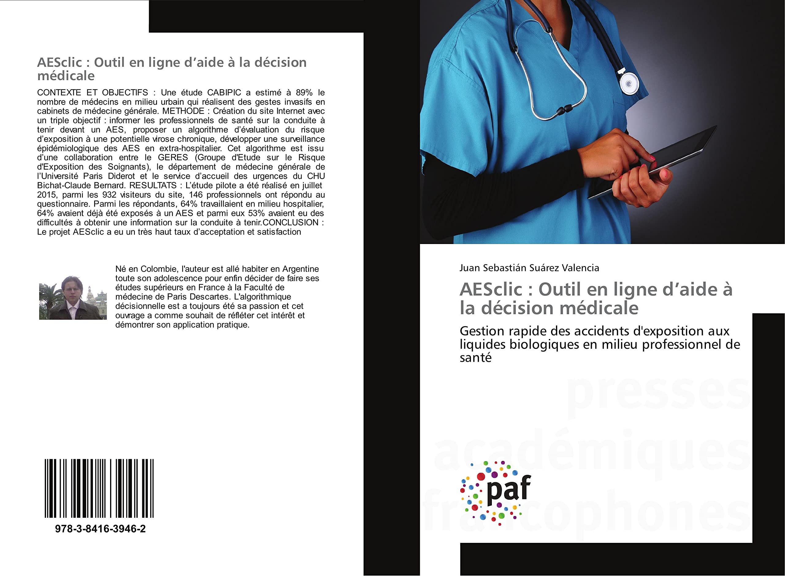 AESclic : Outil en ligne d’aide à la décision médicale: Gestion rapide des accidents d'exposition aux liquides biologiques en milieu professionnel de santé book