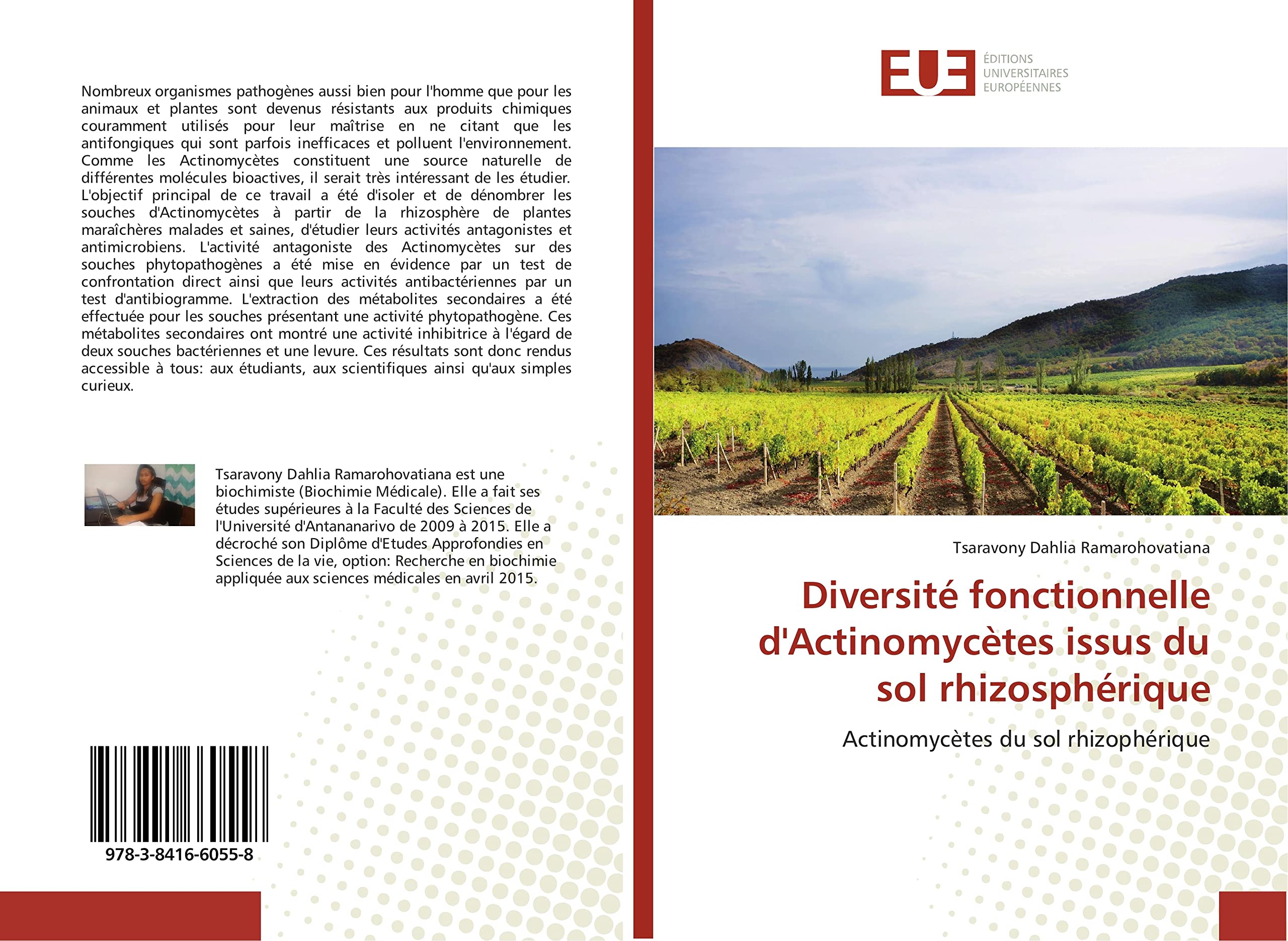 Diversité fonctionnelle d'Actinomycètes issus du sol rhizosphérique: Actinomycètes du sol rhizophérique book