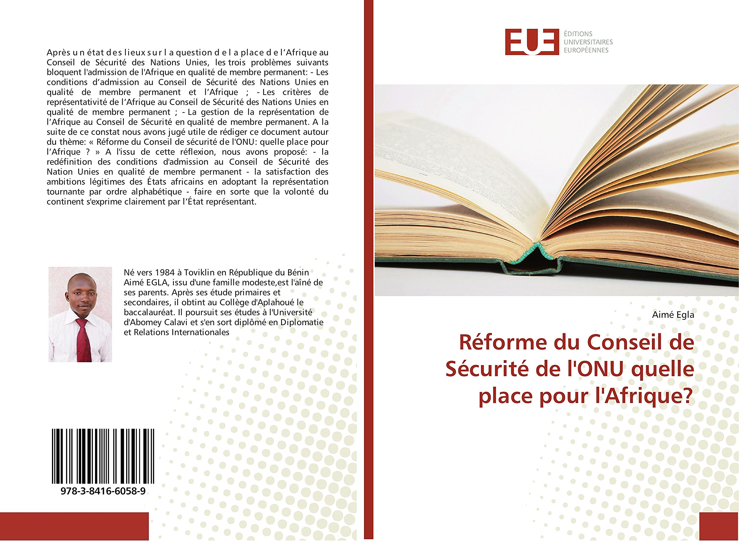 Réforme du Conseil de Sécurité de l'ONU quelle place pour l'Afrique? book