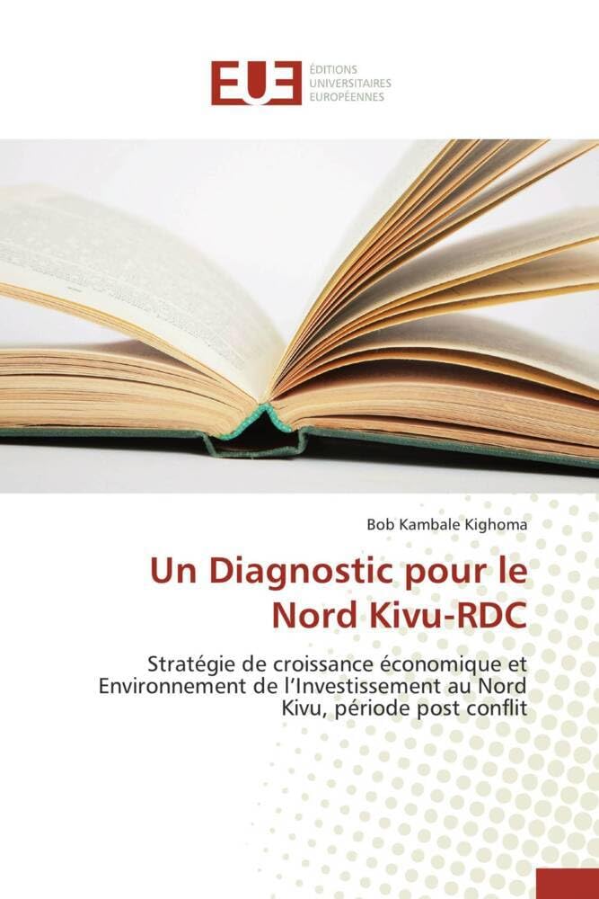 Un Diagnostic pour le Nord Kivu-RDC: Stratégie de croissance économique et Environnement de l'Investissement au Nord Kivu, période post c book