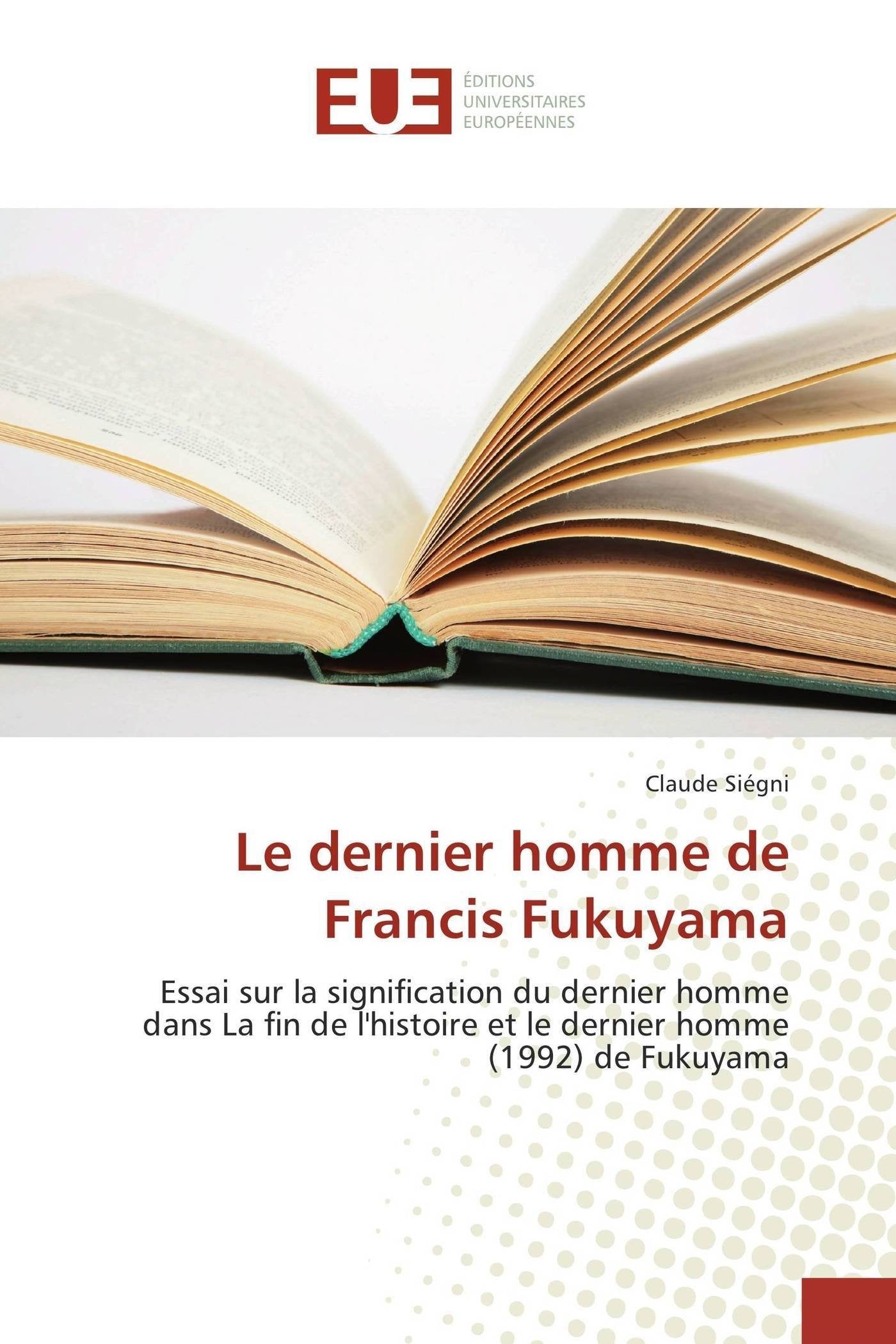 Le dernier homme de francis fukuyama book