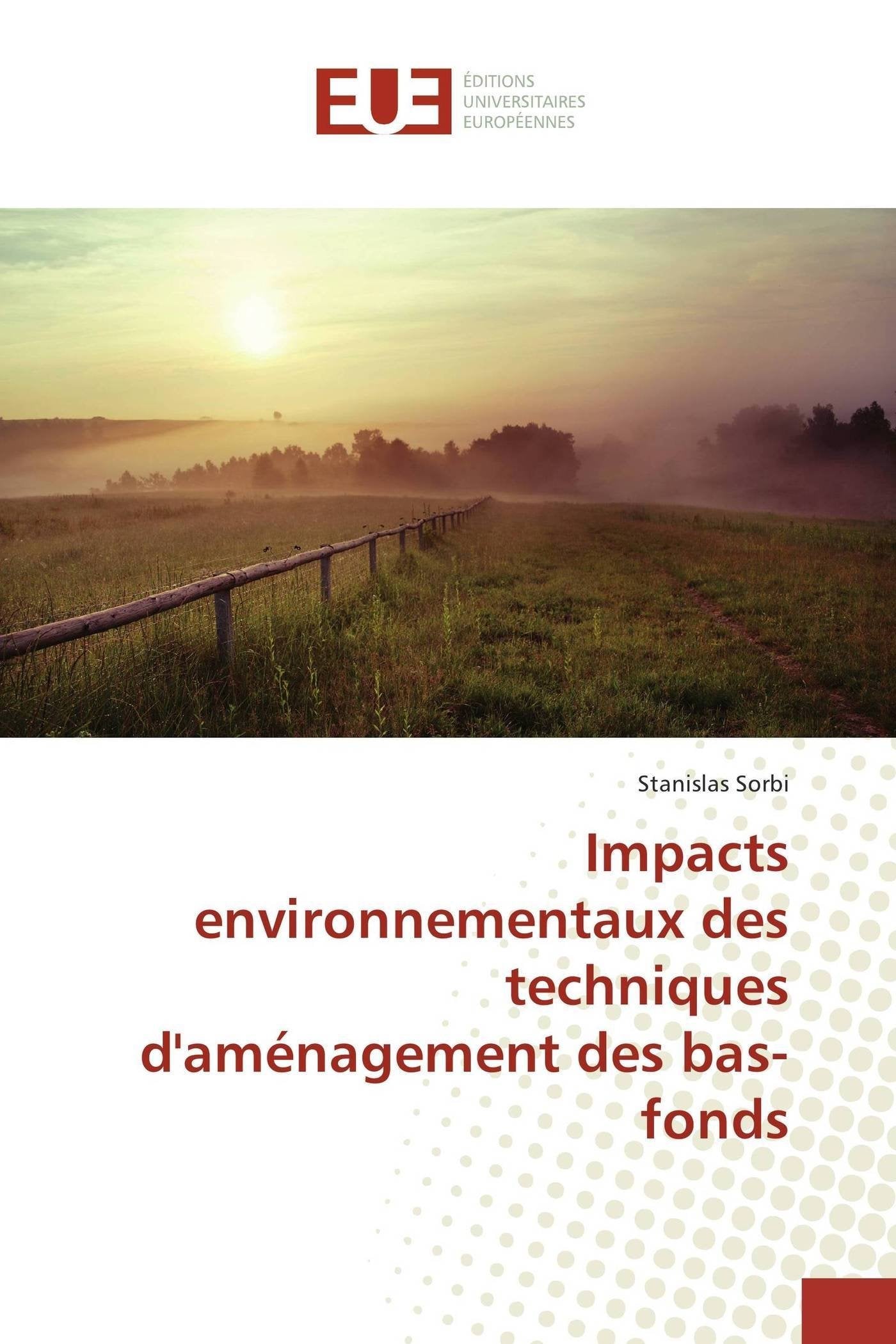 Impacts environnementaux des techniques d'aménagement des bas-fonds book