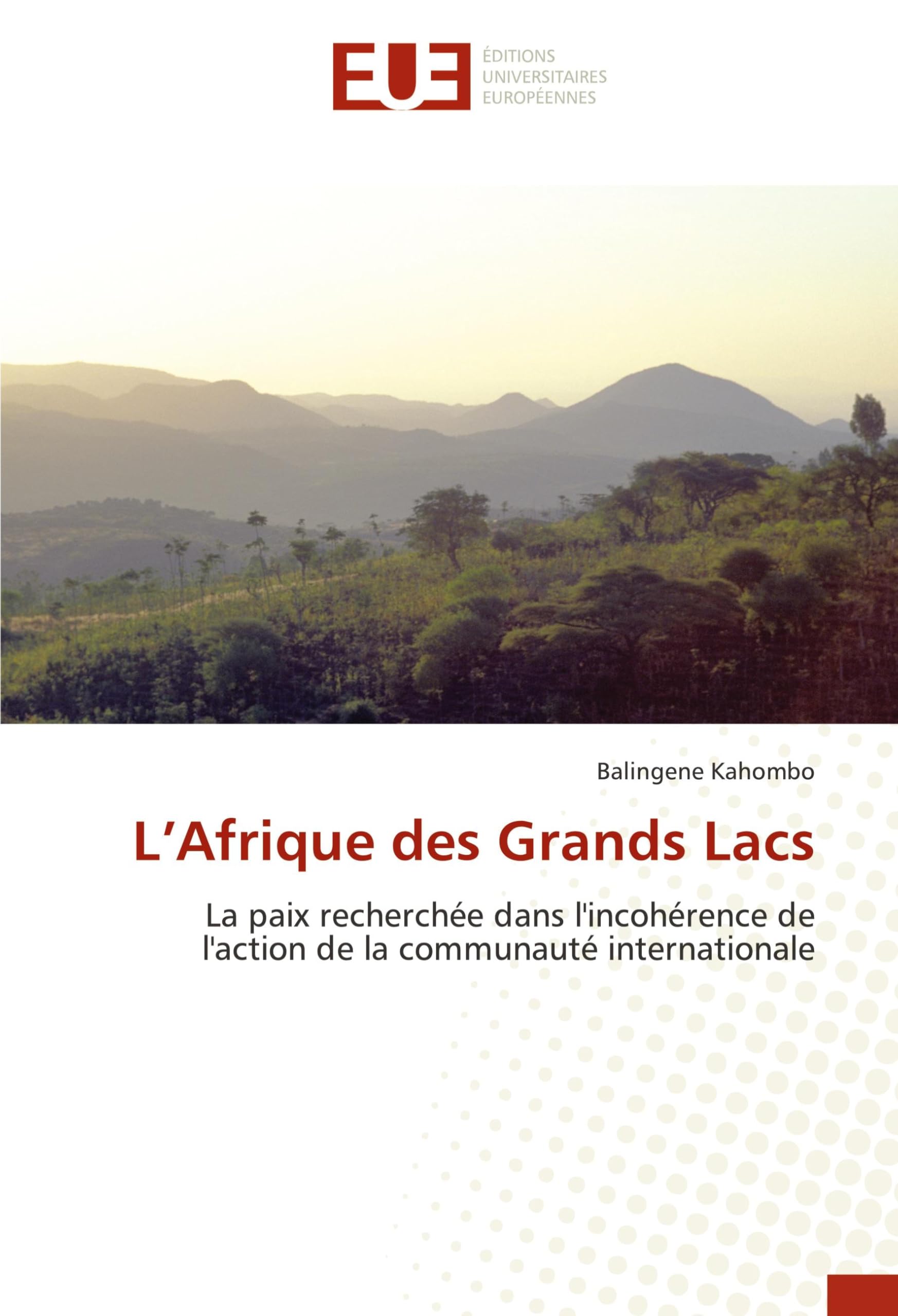 L’Afrique des Grands Lacs: La paix recherchée dans l'incohérence de l'action de la communauté internationale book