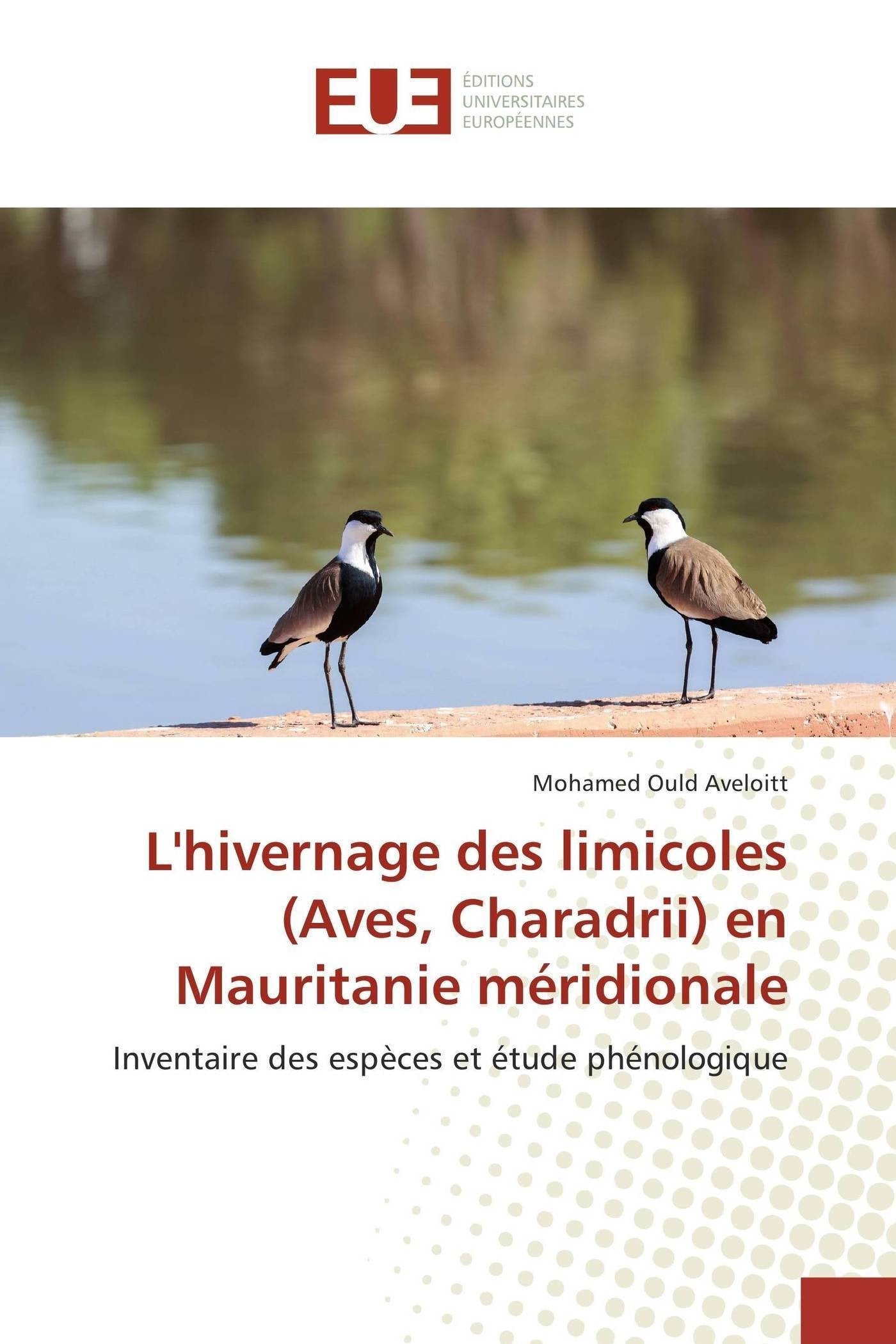 L'hivernage des limicoles (aves, charadrii) en mauritanie méridionale book