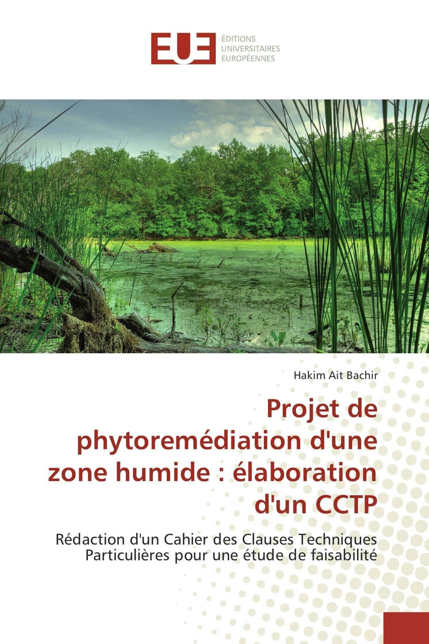 Projet de phytoremédiation d'une zone humide : élaboration d'un cctp book