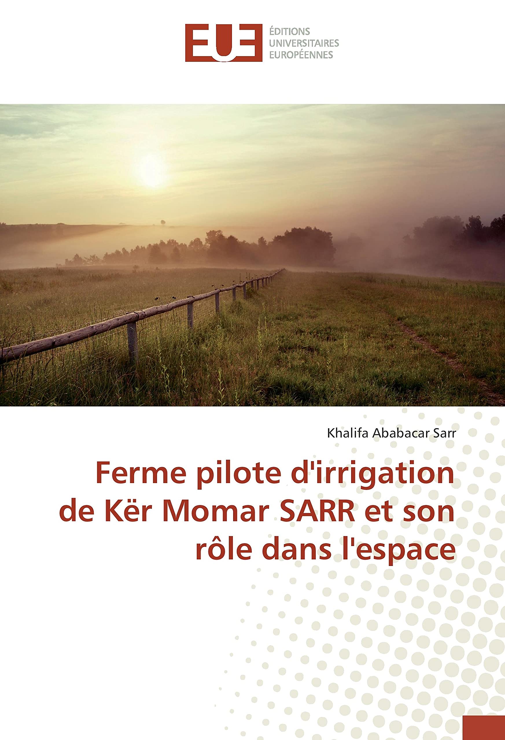 Ferme pilote d'irrigation de Kër Momar SARR et son rôle dans l'espace book