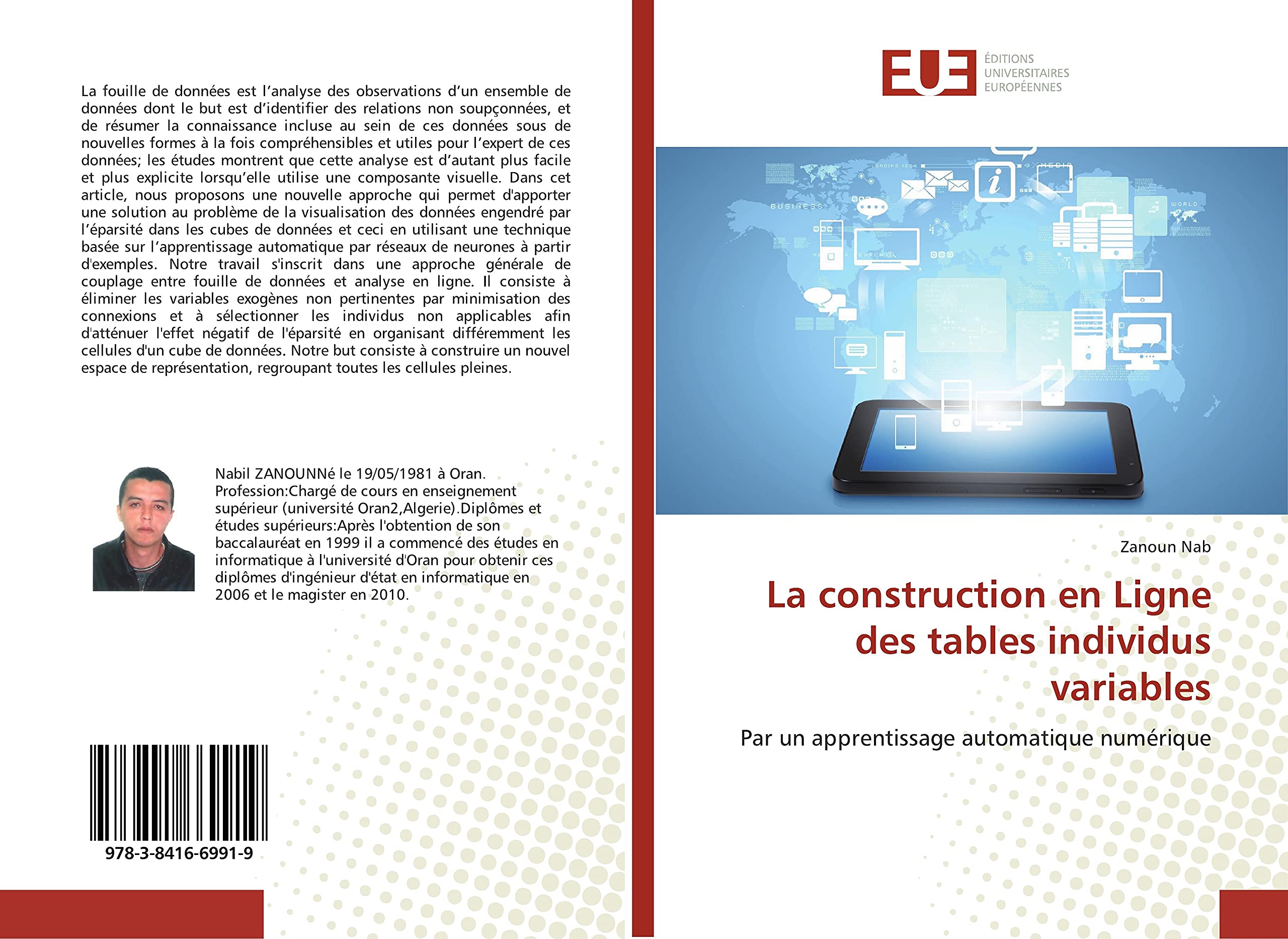 La construction en Ligne des tables individus variables: Par un apprentissage automatique numérique book