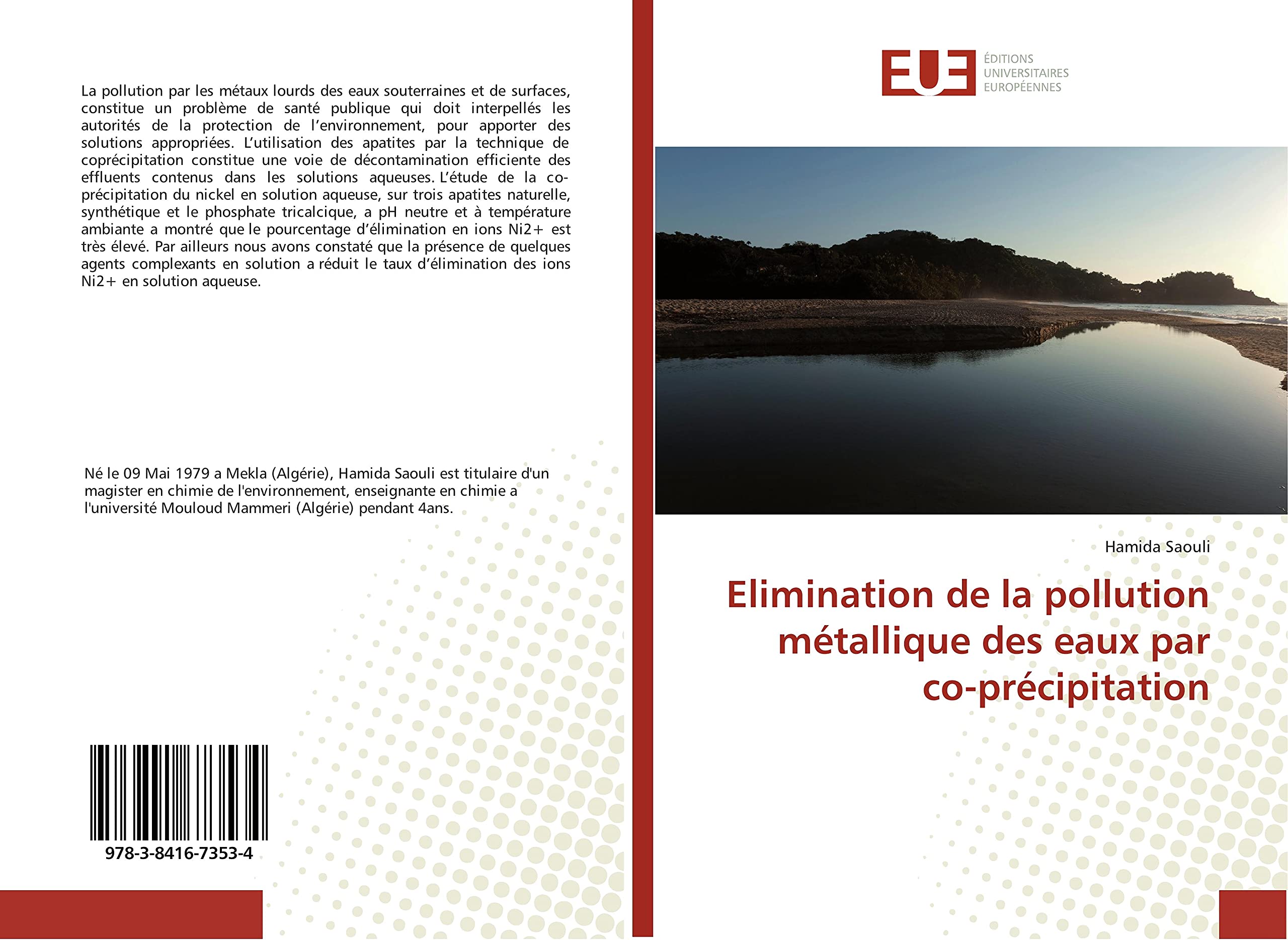Elimination de la pollution métallique des eaux par co-précipitation book