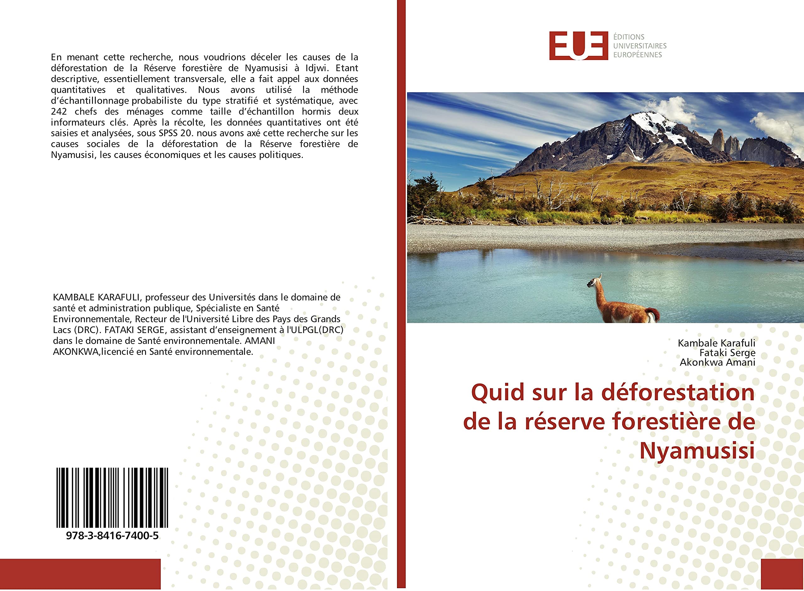 Quid sur la déforestation de la réserve forestière de Nyamusisi book
