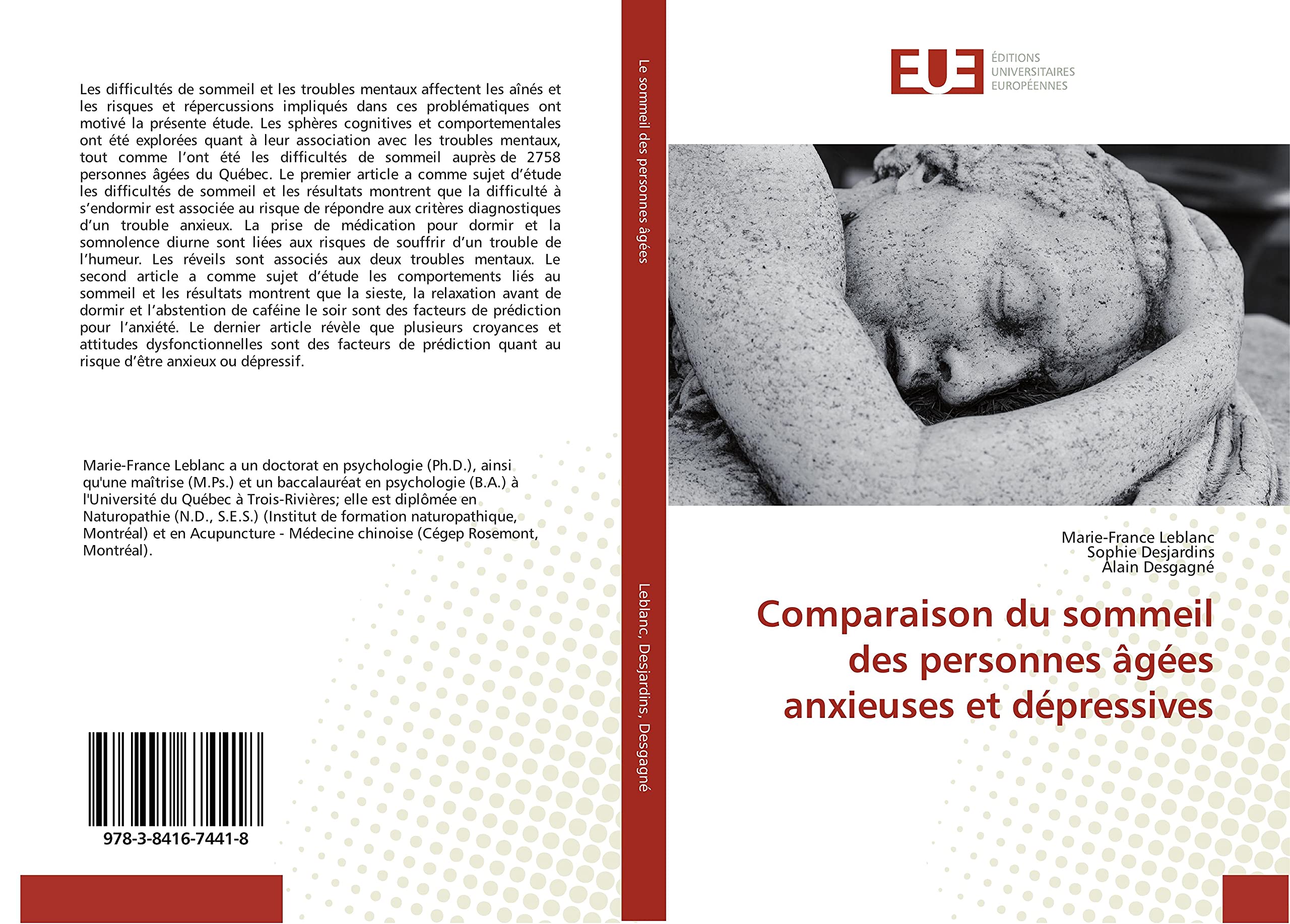 Comparaison du sommeil des personnes âgées anxieuses et dépressives book