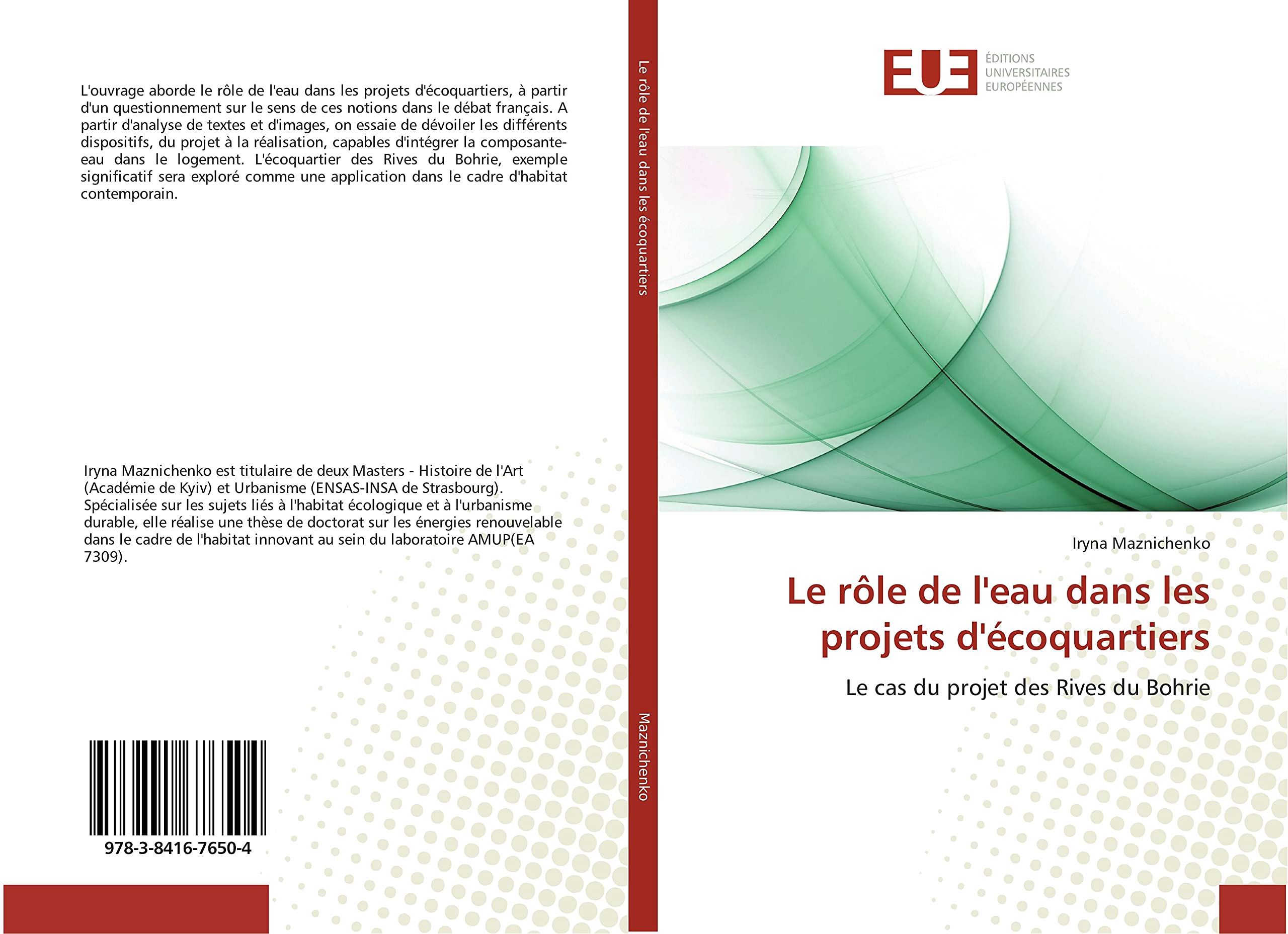 Le rôle de l'eau dans les projets d'écoquartiers: Le cas du projet des Rives du Bohrie book