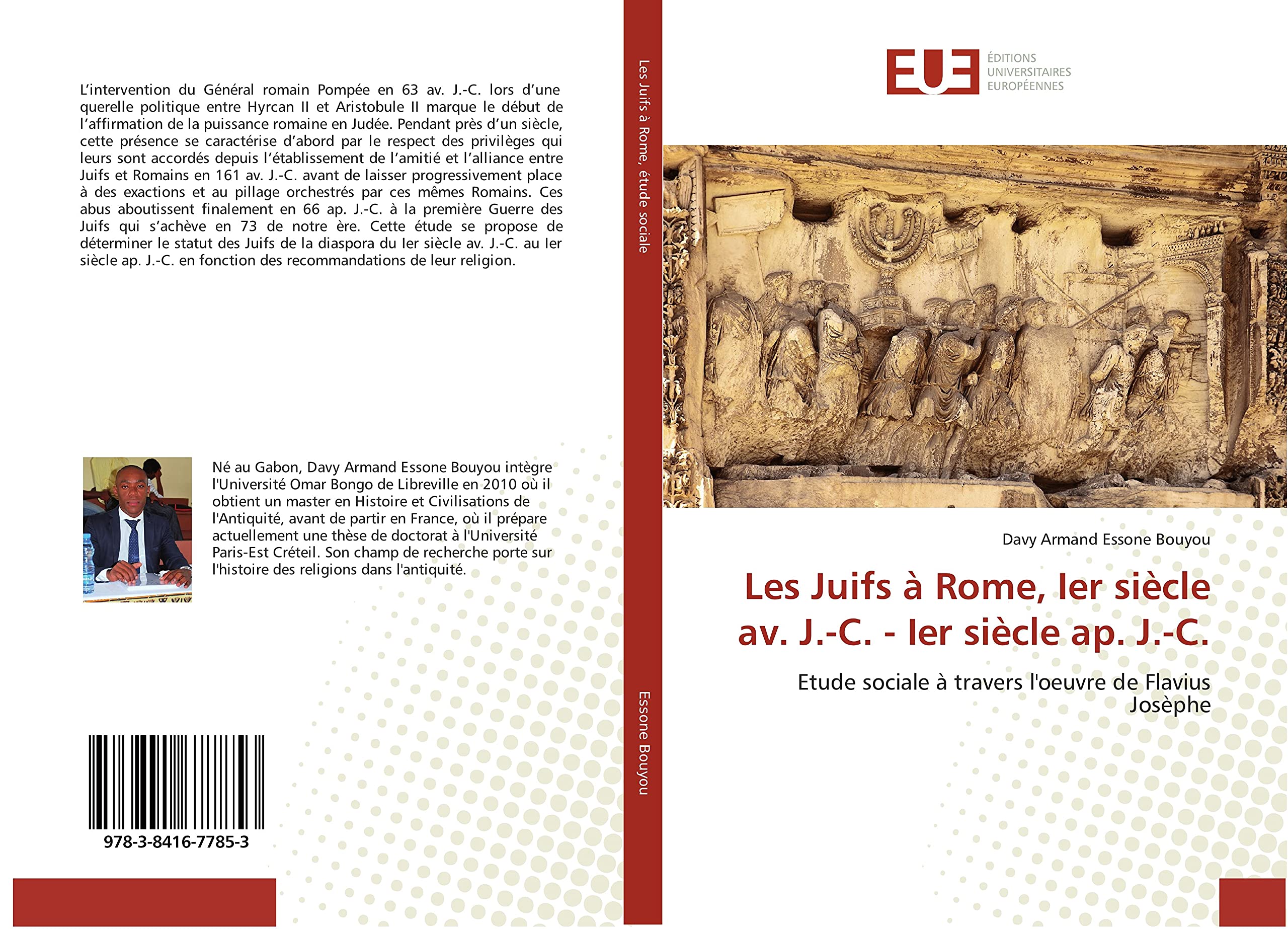 Les Juifs à Rome, Ier siècle av. J.-C. - Ier siècle ap. J.-C.: Etude sociale à travers l'oeuvre de Flavius Josèphe book