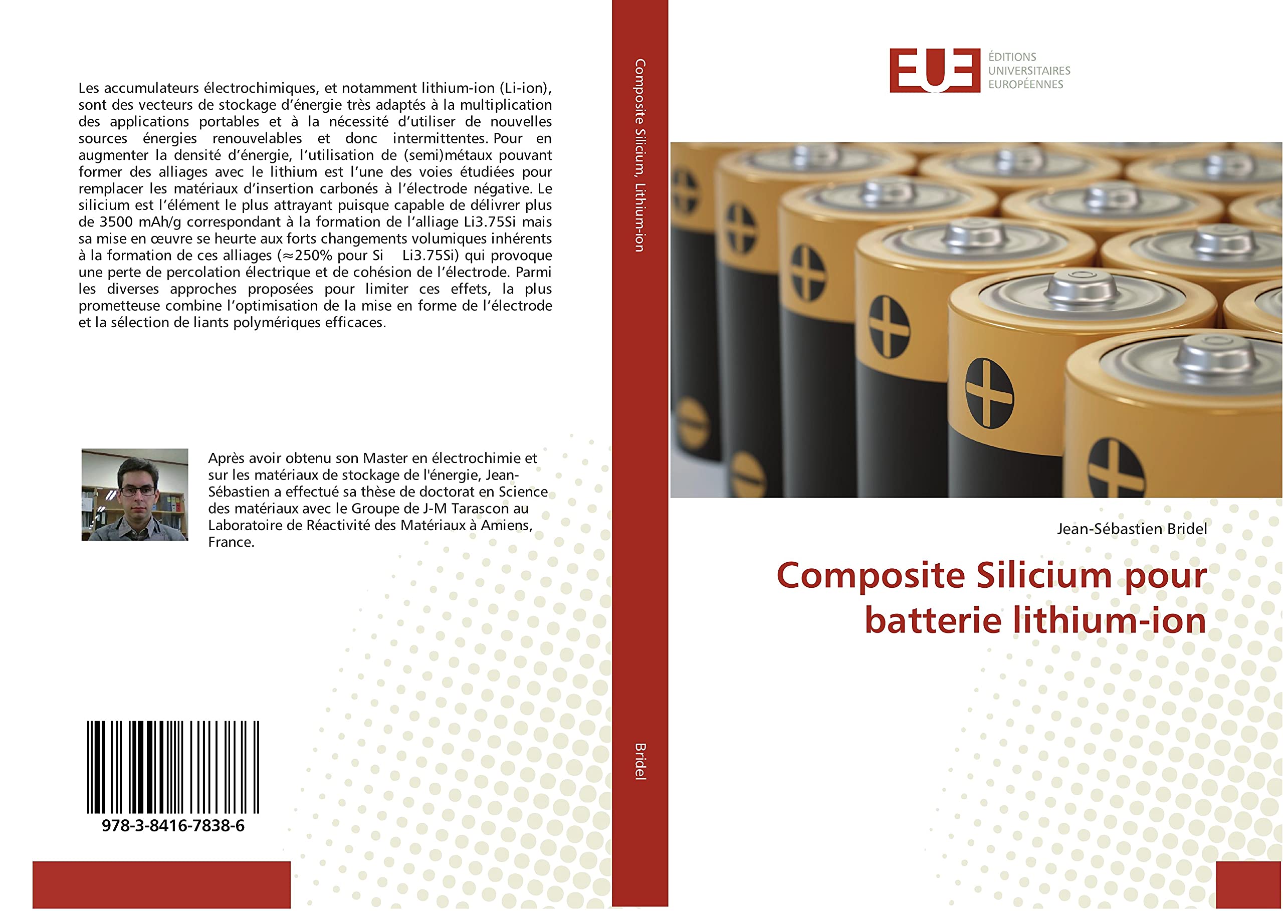 Composite Silicium pour batterie lithium-ion book
