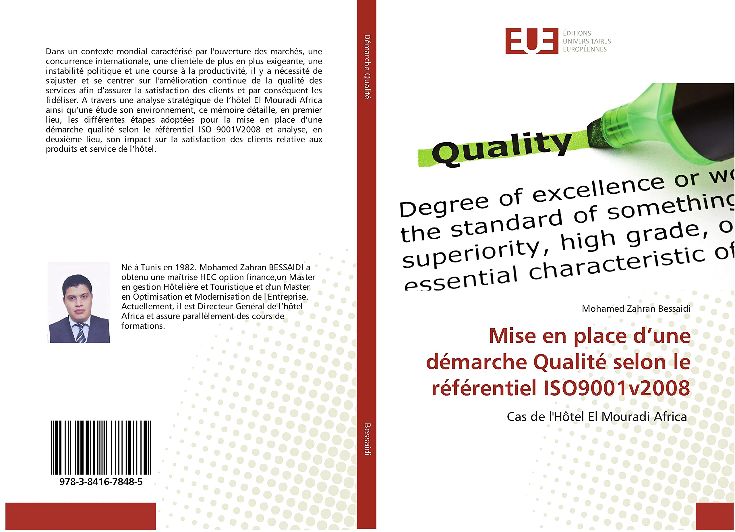 Mise en place d'une démarche Qualité selon le référentiel ISO9001v2008 book
