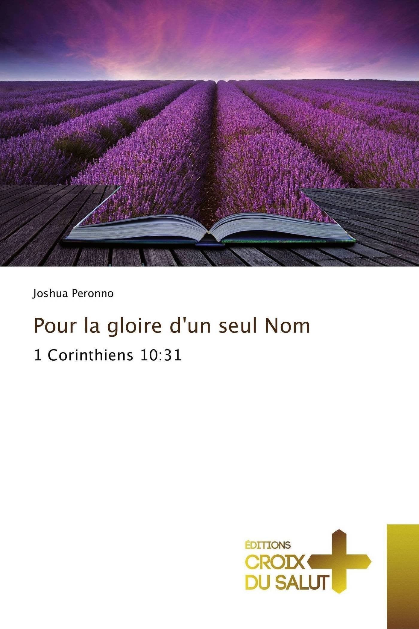 Pour la gloire d'un seul Nom: 1 Corinthiens 10:31 book