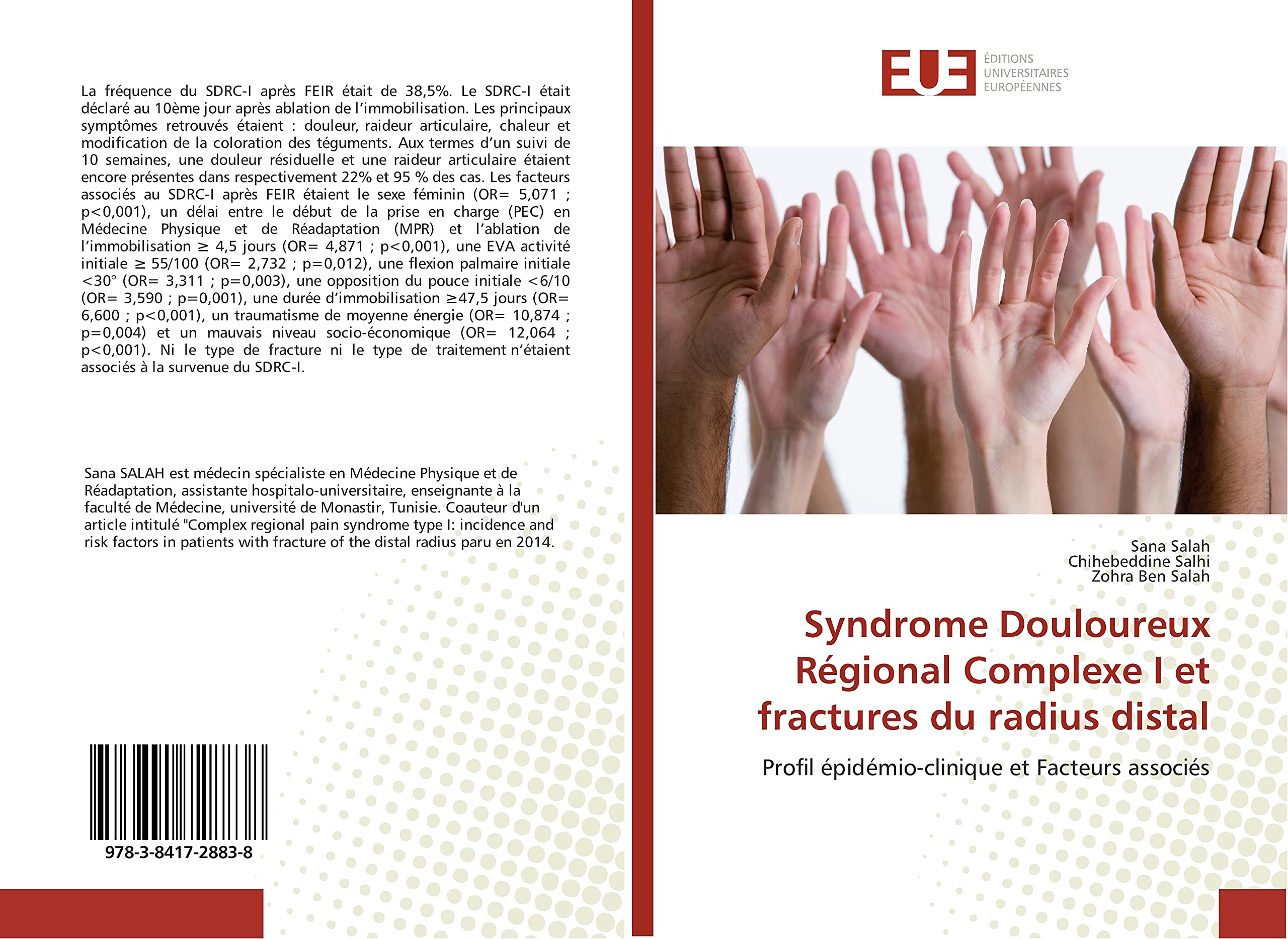 Syndrome Douloureux Régional Complexe I et fractures du radius distal: Profil épidémio-clinique et Facteurs associés book