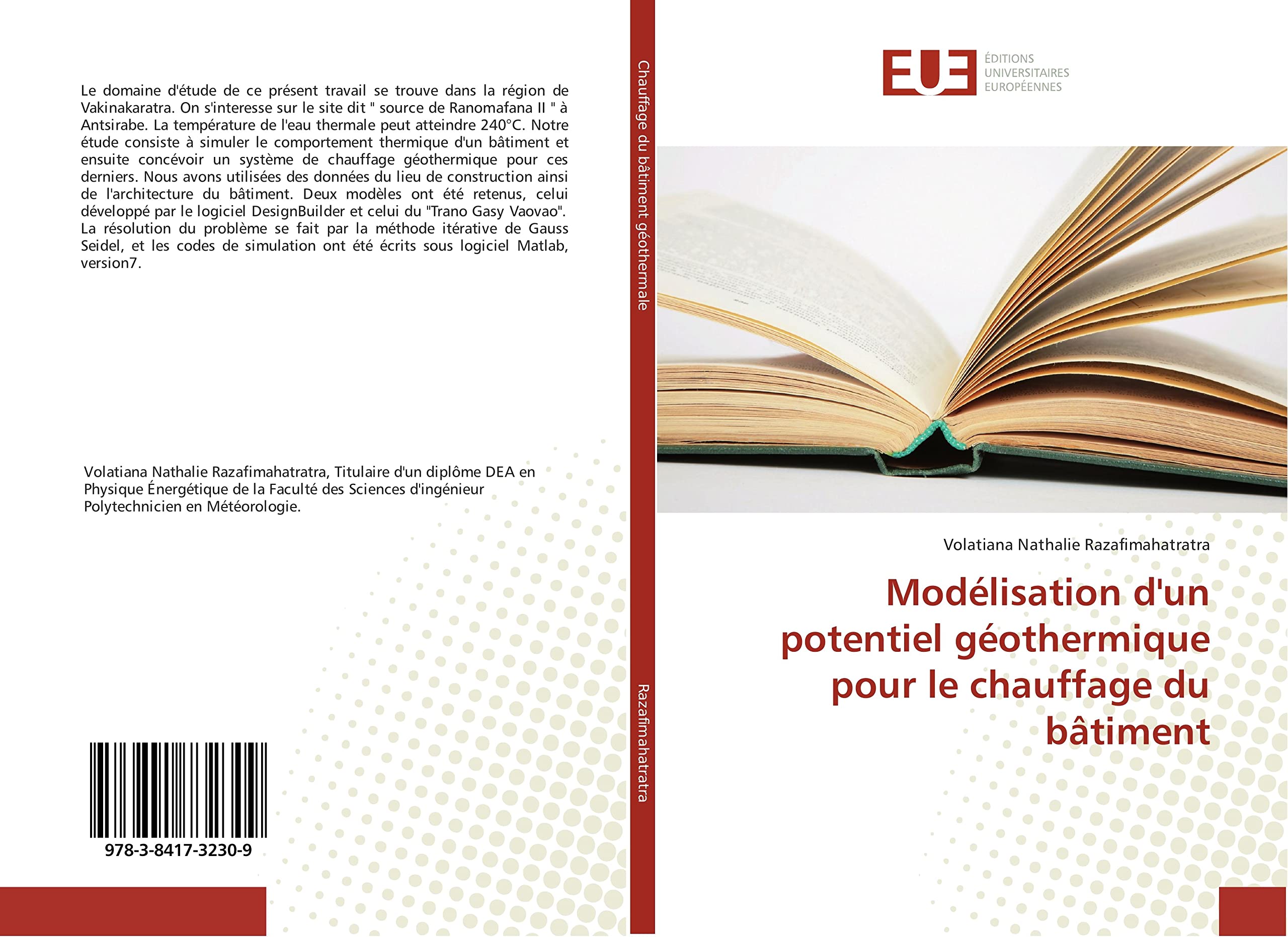Modélisation d'un potentiel géothermique pour le chauffage du bâtiment book